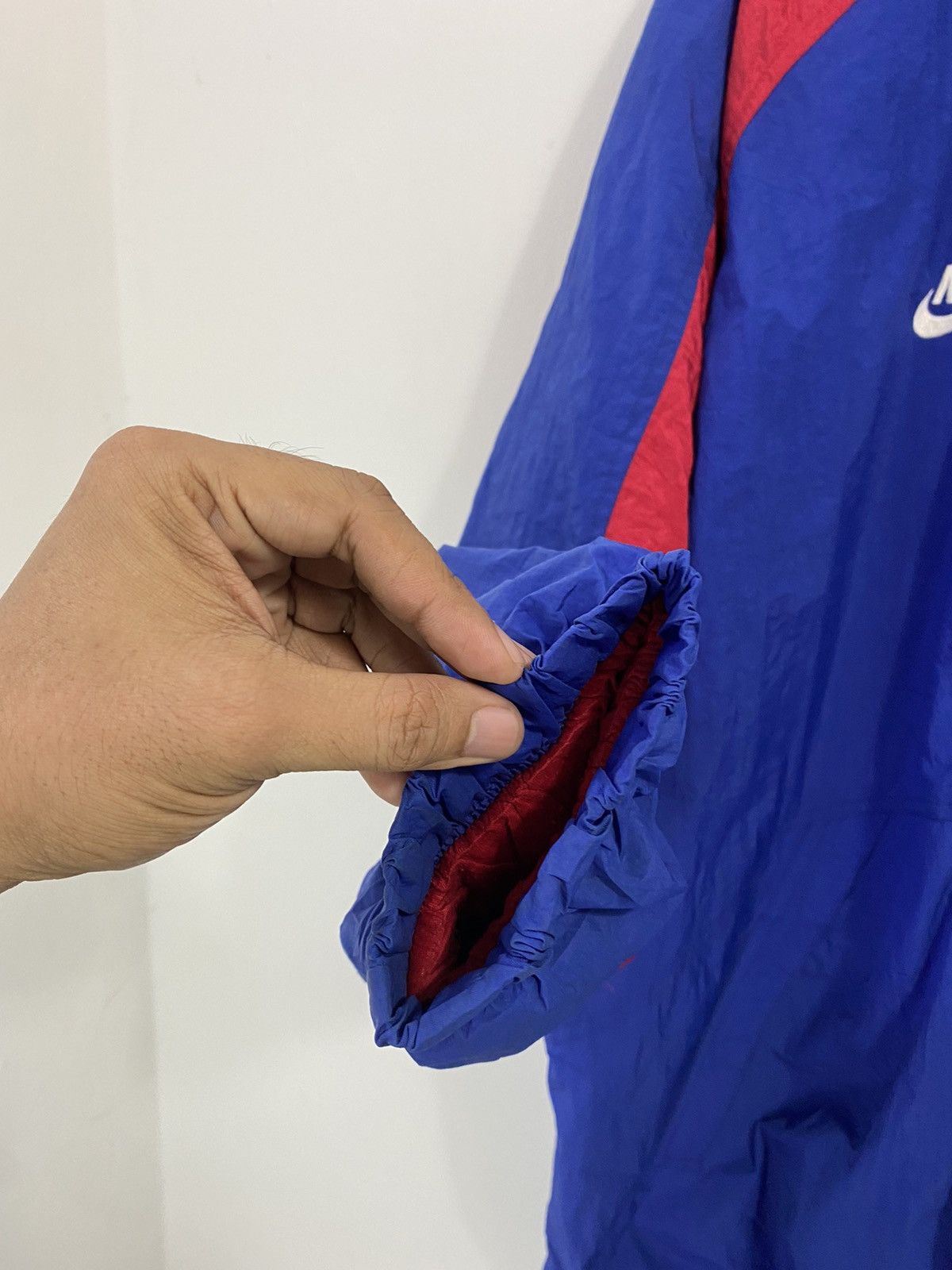 Nike Vintage 90’s Nike PSG Opel Long Jacket Big Logo Oversized Size US L / EU 52-54 / 3 - 9 Thumbnail
