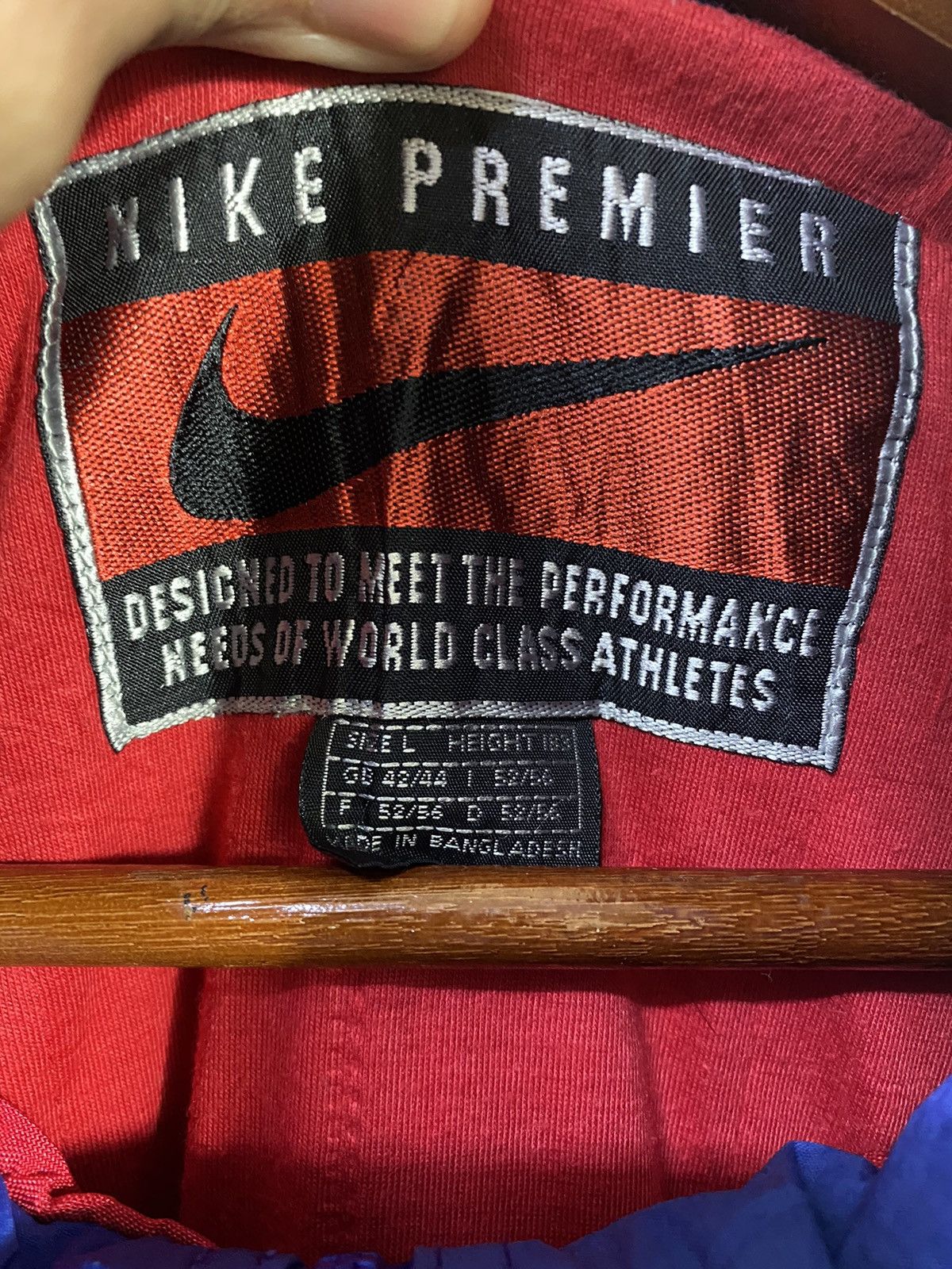 Nike Vintage 90’s Nike PSG Opel Long Jacket Big Logo Oversized Size US L / EU 52-54 / 3 - 6 Thumbnail