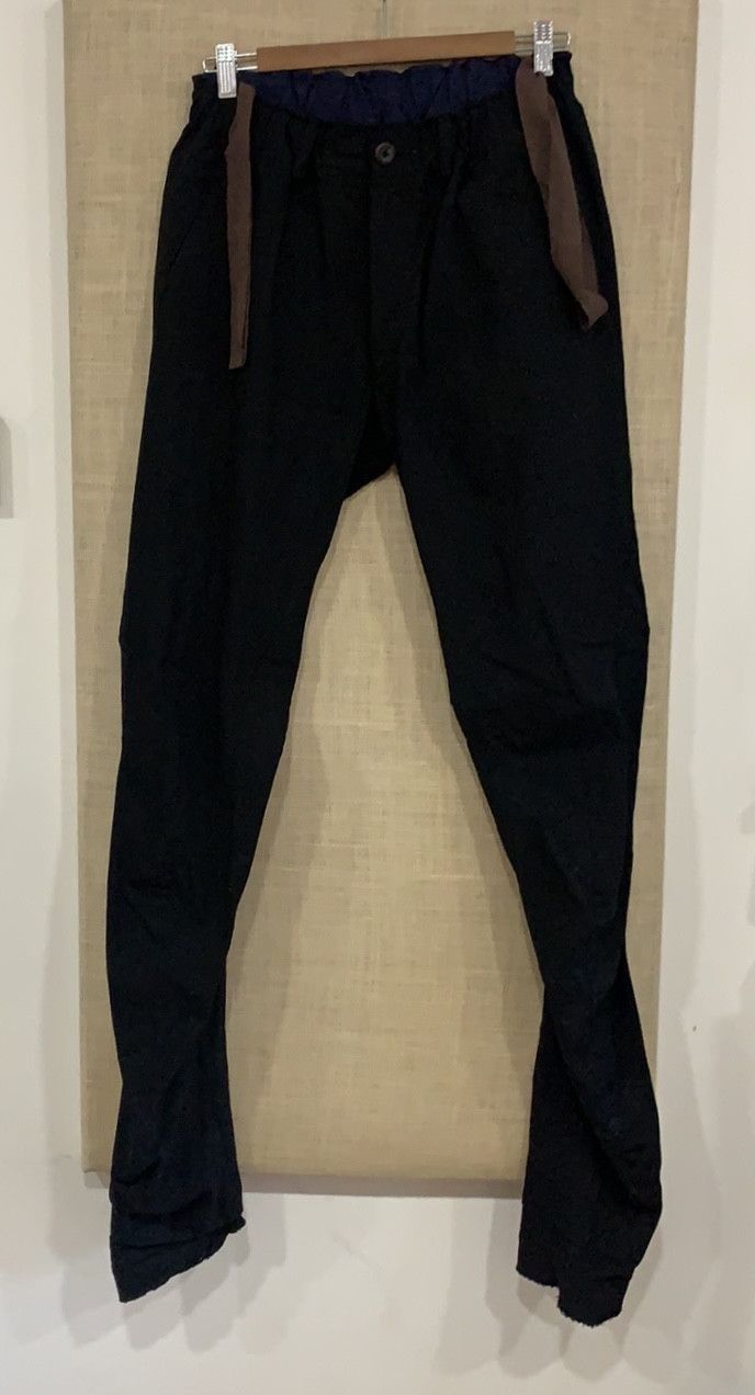 Ziggy Chen ZIGGY CHEN wool mix seam and crease detail pants Size US 32 / EU 48 - 1 Thumbnail