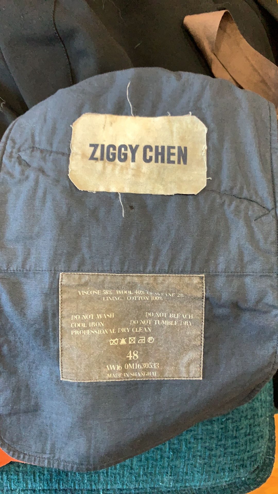 Ziggy Chen ZIGGY CHEN wool mix seam and crease detail pants Size US 32 / EU 48 - 14 Thumbnail