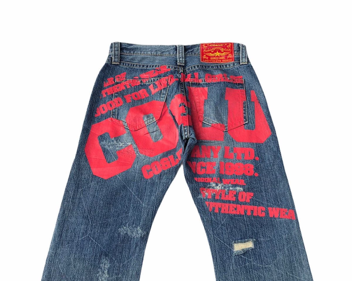 Beauty Beast 🔥Japanese Co&Lu Distressed Daicock Evisu Style Jeans🔥 Size US 30 / EU 46 - 5 Thumbnail