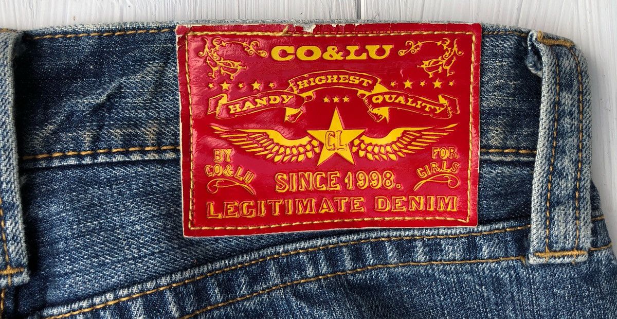 Beauty Beast 🔥Japanese Co&Lu Distressed Daicock Evisu Style Jeans🔥 Size US 30 / EU 46 - 8 Thumbnail