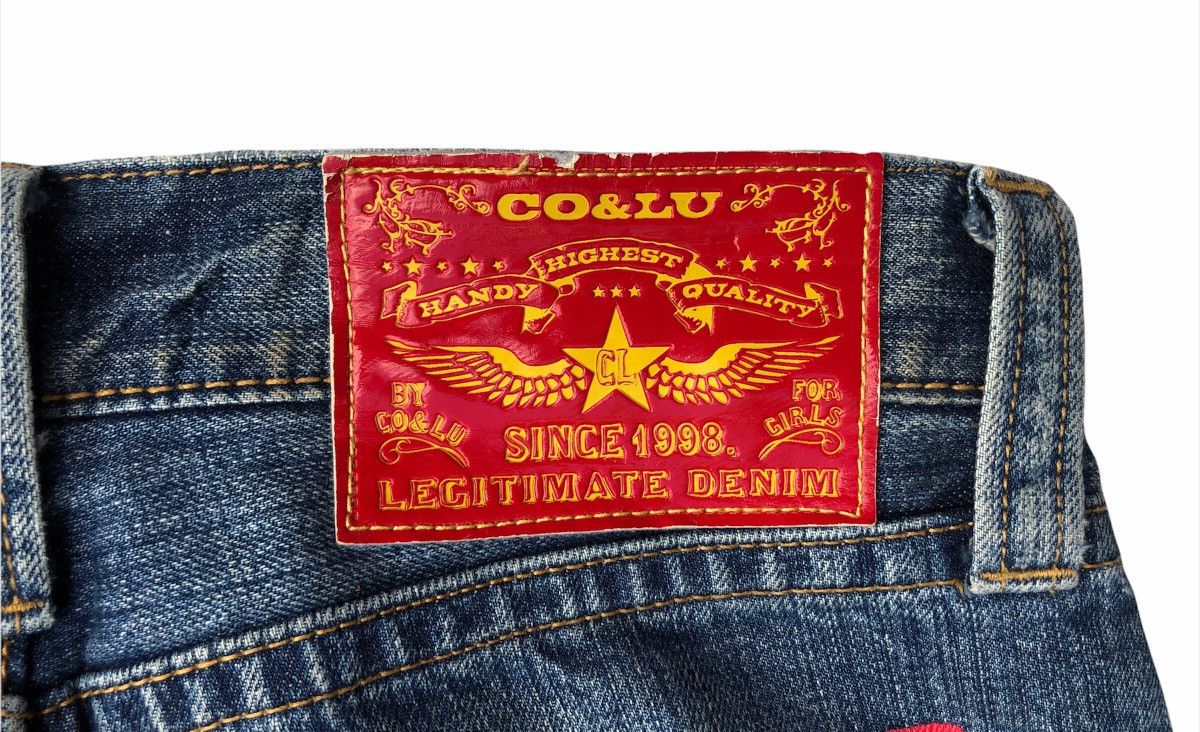 Beauty Beast 🔥Japanese Co&Lu Distressed Daicock Evisu Style Jeans🔥 Size US 30 / EU 46 - 7 Thumbnail