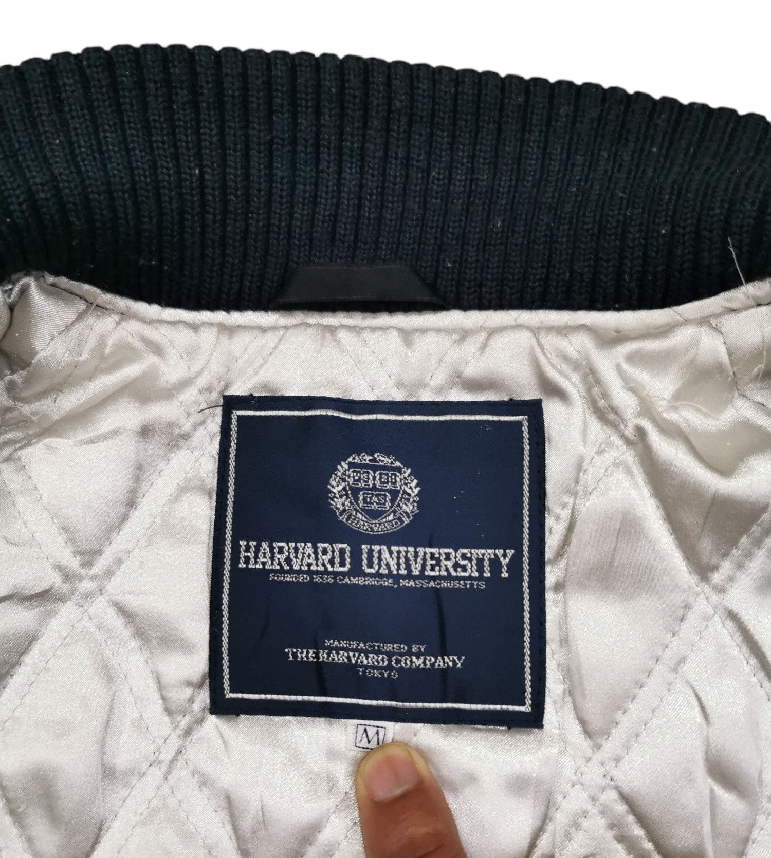 Vintage Vintage Harvard Sports Club Leather Wool Varsity Jacket Size US M / EU 48-50 / 2 - 14 Thumbnail