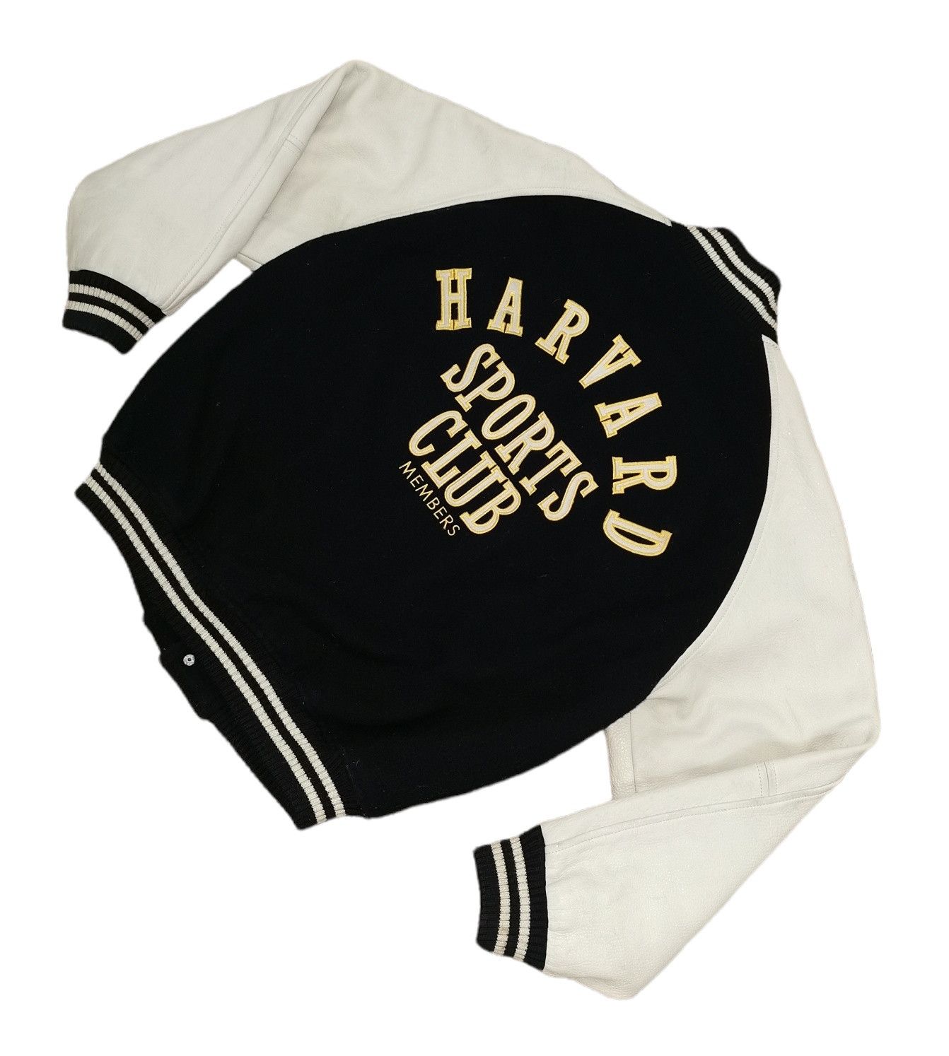 Vintage Vintage Harvard Sports Club Leather Wool Varsity Jacket Size US M / EU 48-50 / 2 - 8 Thumbnail
