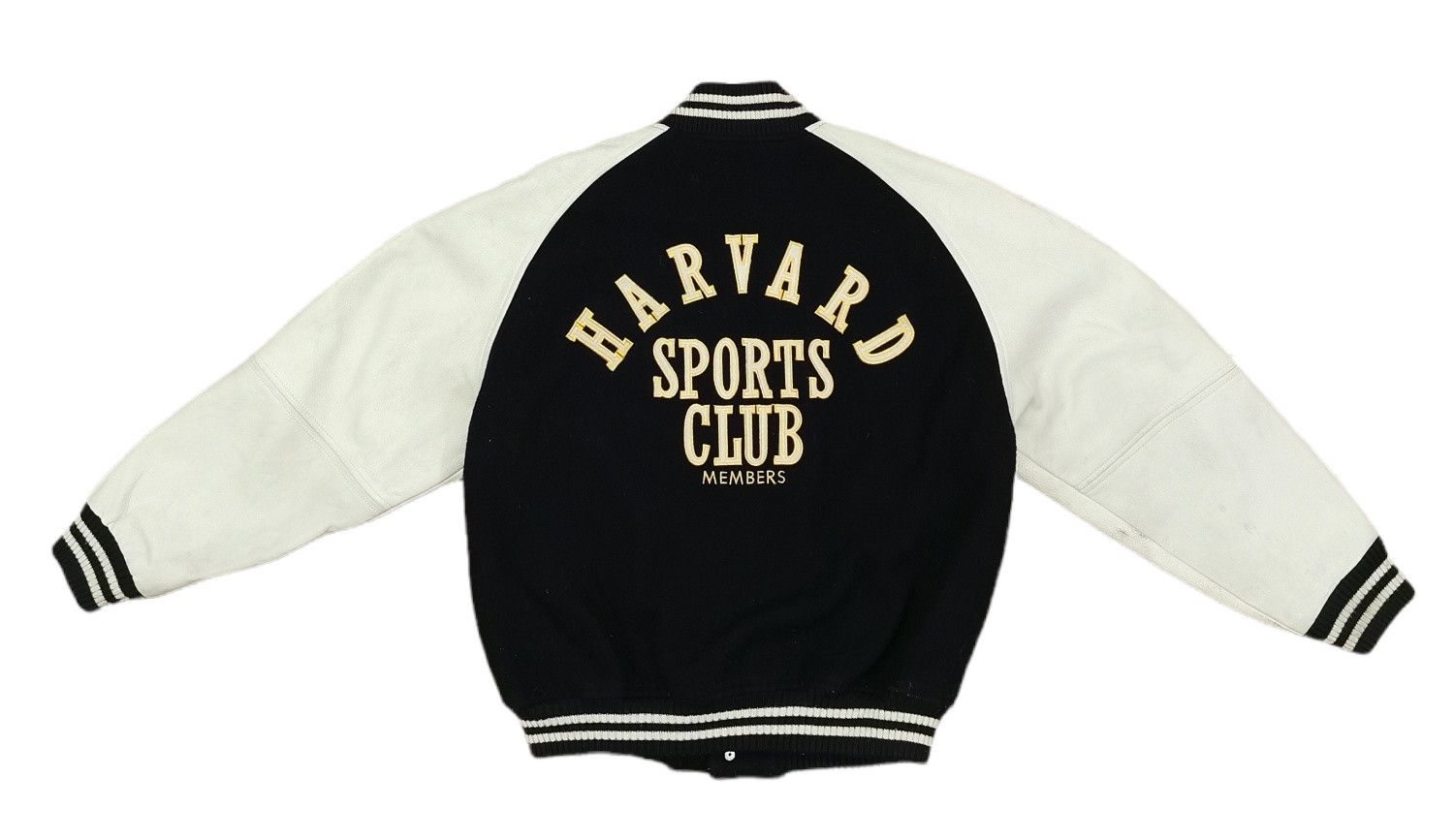 Vintage Vintage Harvard Sports Club Leather Wool Varsity Jacket Size US M / EU 48-50 / 2 - 4 Thumbnail
