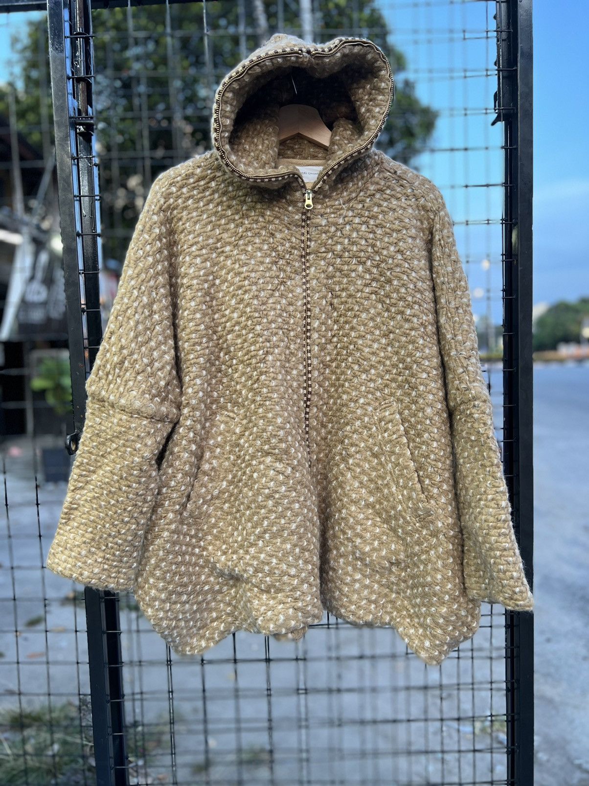 Issey Miyake 🔥Tsumori chisato issey miyake, sweater knitwear hooded Size US L / EU 52-54 / 3 - 1 Thumbnail