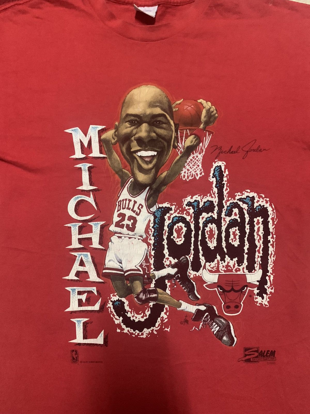 NBA Vintage Michael Jordan t shirt Size US L / EU 52-54 / 3 - 2 Thumbnail