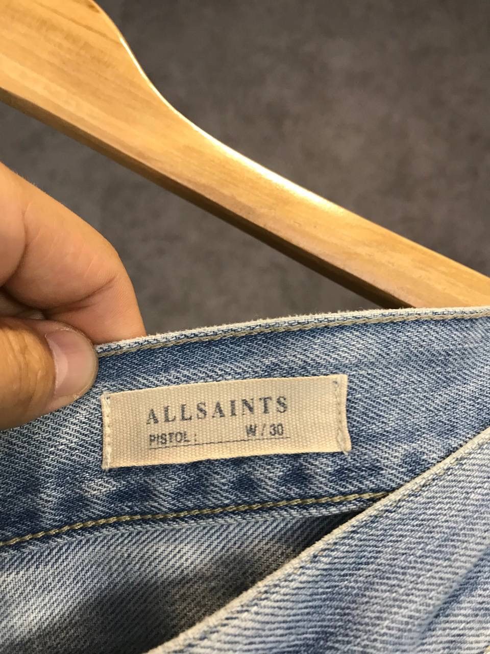 Allsaints Allsaints streetwear distressed denim jeans Size US 30 / EU 46 - 6 Thumbnail