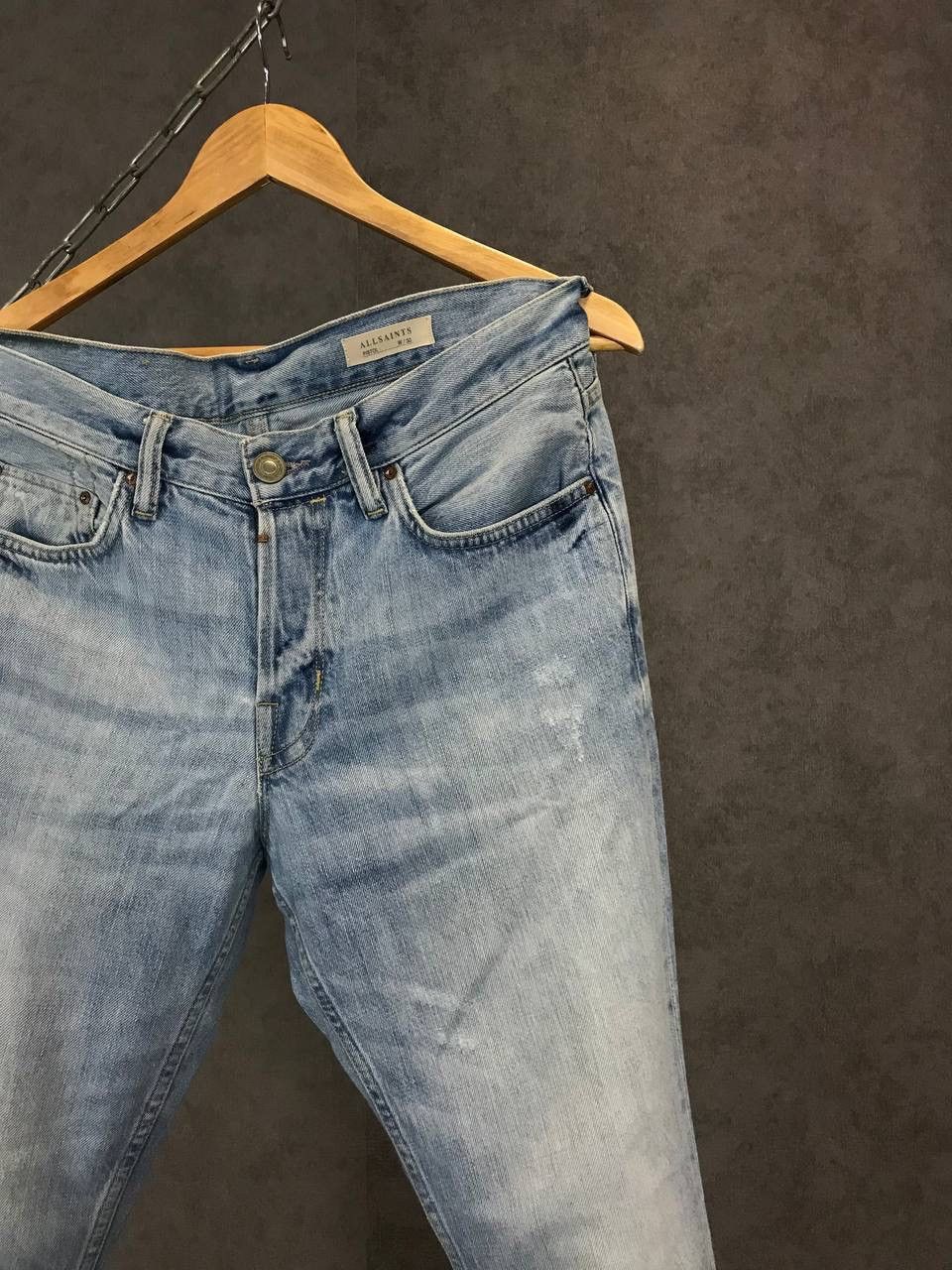 Allsaints Allsaints streetwear distressed denim jeans Size US 30 / EU 46 - 2 Thumbnail