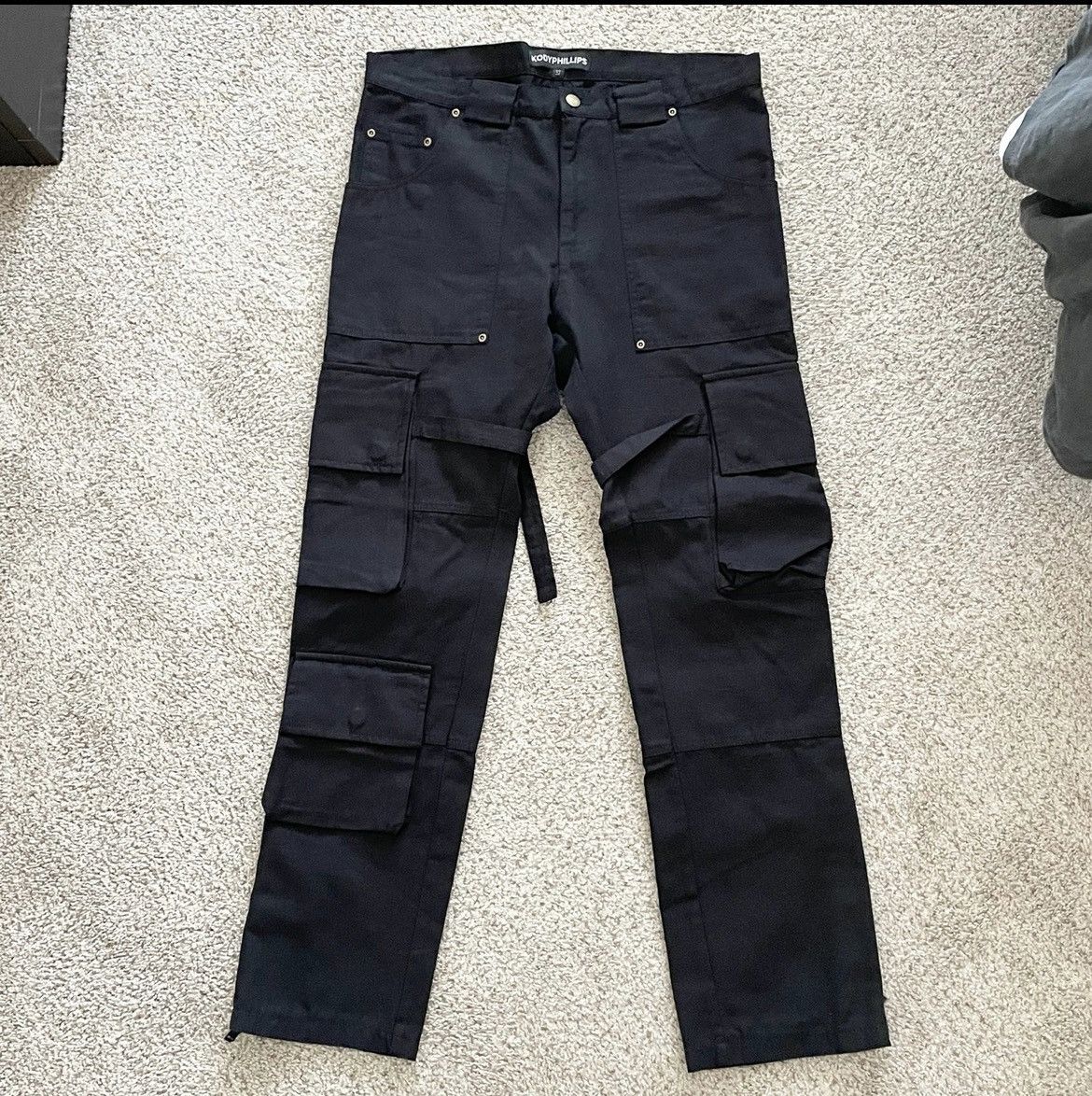 image of 2021 Kody Phillips Mr. Poopy Pants Black Bondage Cargo, Men's (Size 32)