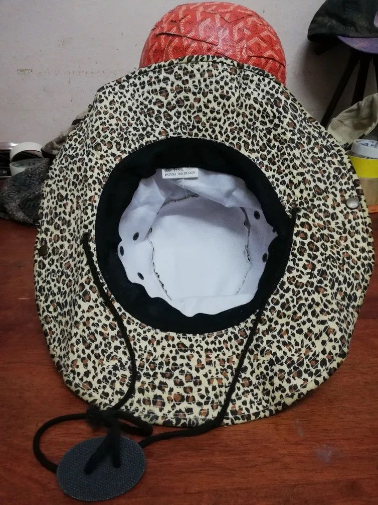Japanese Brand Japanese Brand Leopard Print Wide Brim Outdoor Hat Size ONE SIZE - 5 Thumbnail