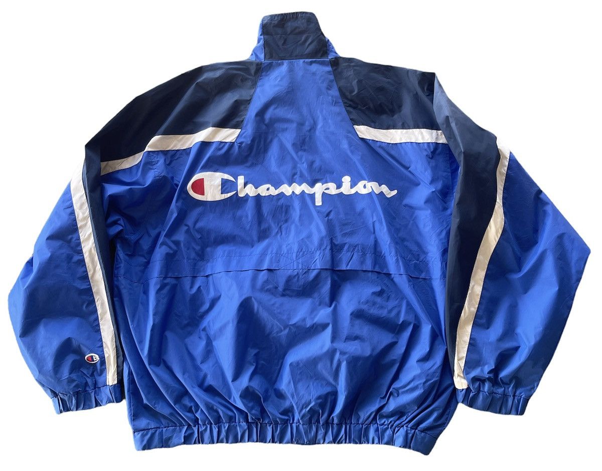 Champion × Vintage VINTAGE CHAMPION 90s BIG LOGO JACKET JAPAN Size US L / EU 52-54 / 3 - 2 Thumbnail