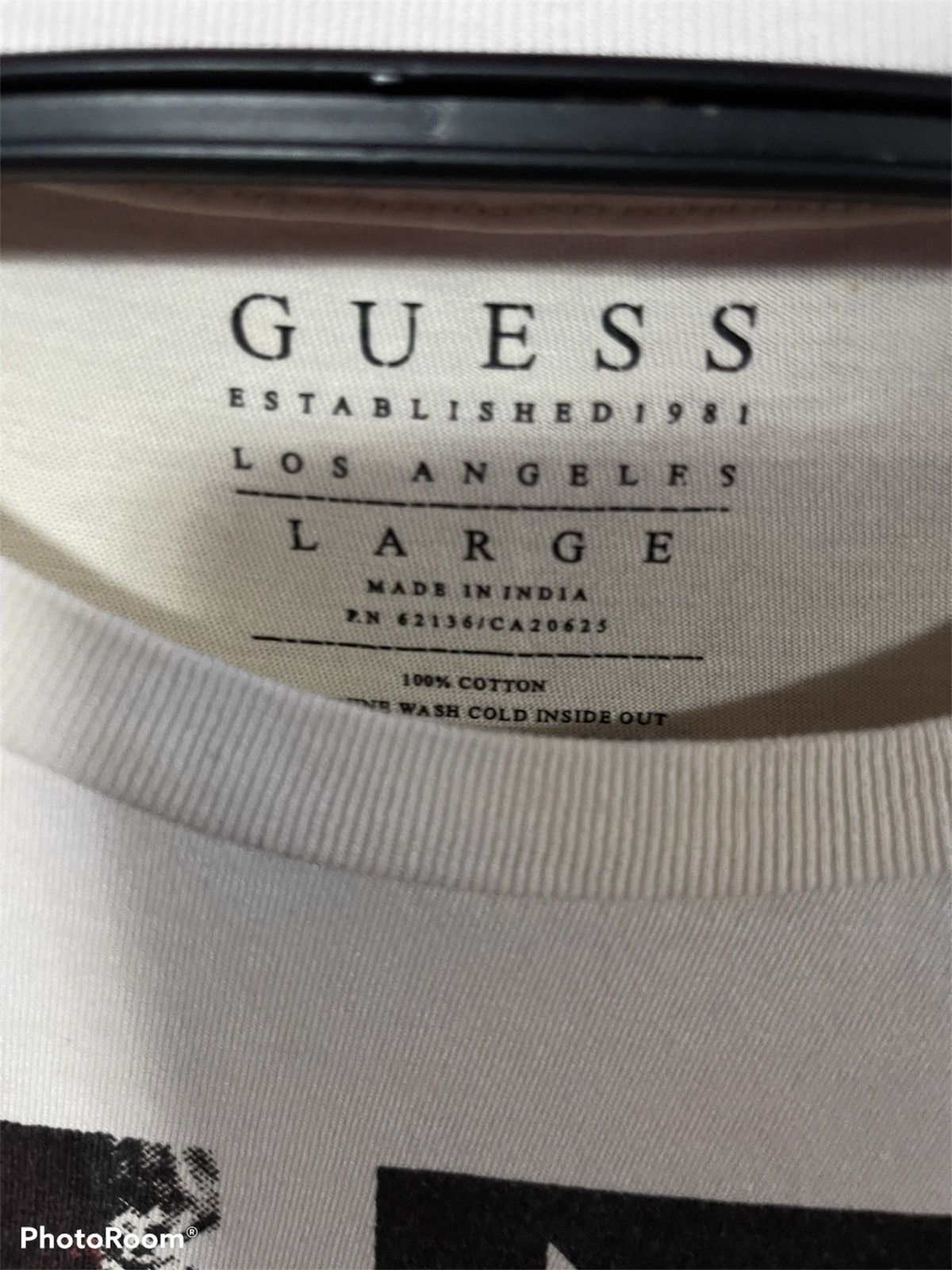 Guess GUESS CREAM SIZE L TEE SHIRT Size US L / EU 52-54 / 3 - 3 Thumbnail
