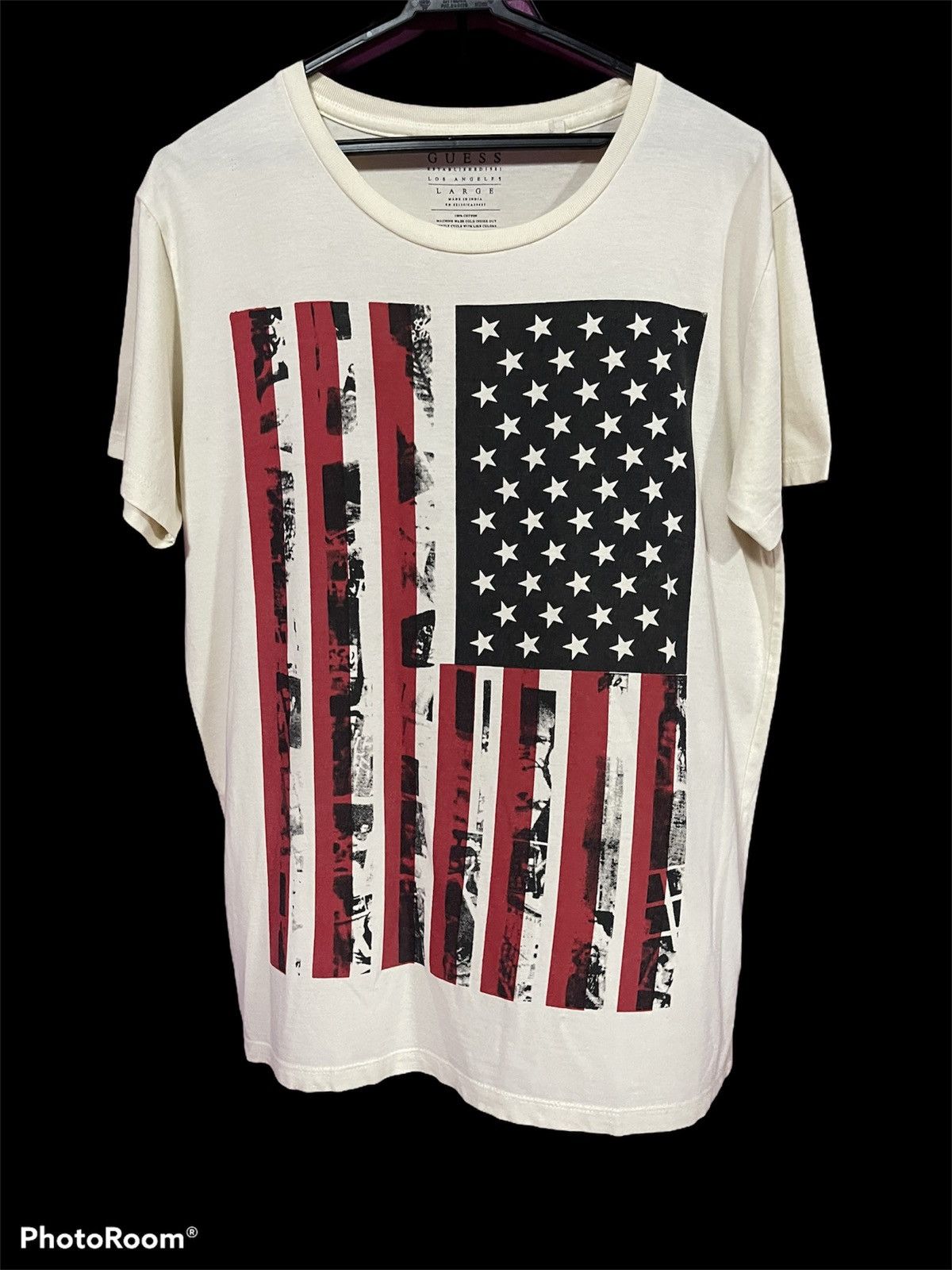 Guess GUESS CREAM SIZE L TEE SHIRT Size US L / EU 52-54 / 3 - 1 Thumbnail