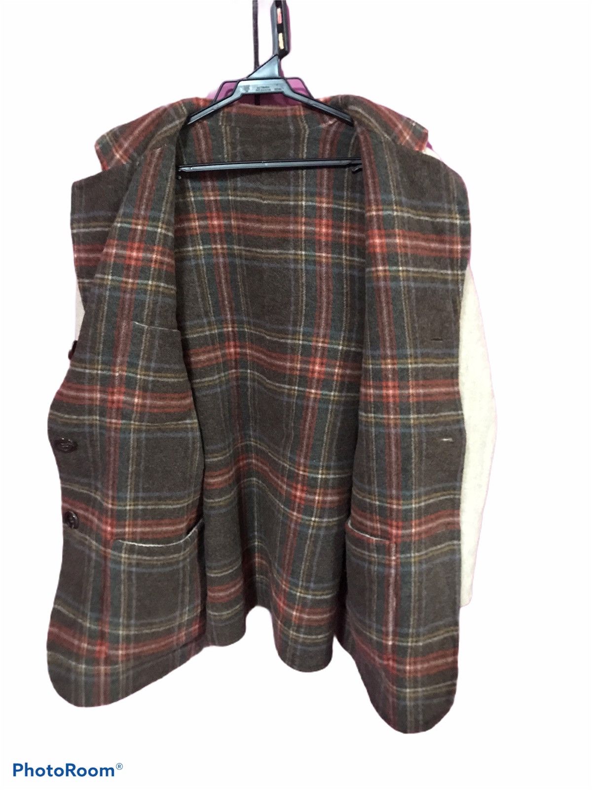 Japanese Brand JUST BIGI TWO TUNE REVERSBLE JACKET WOOL Size US M / EU 48-50 / 2 - 3 Thumbnail