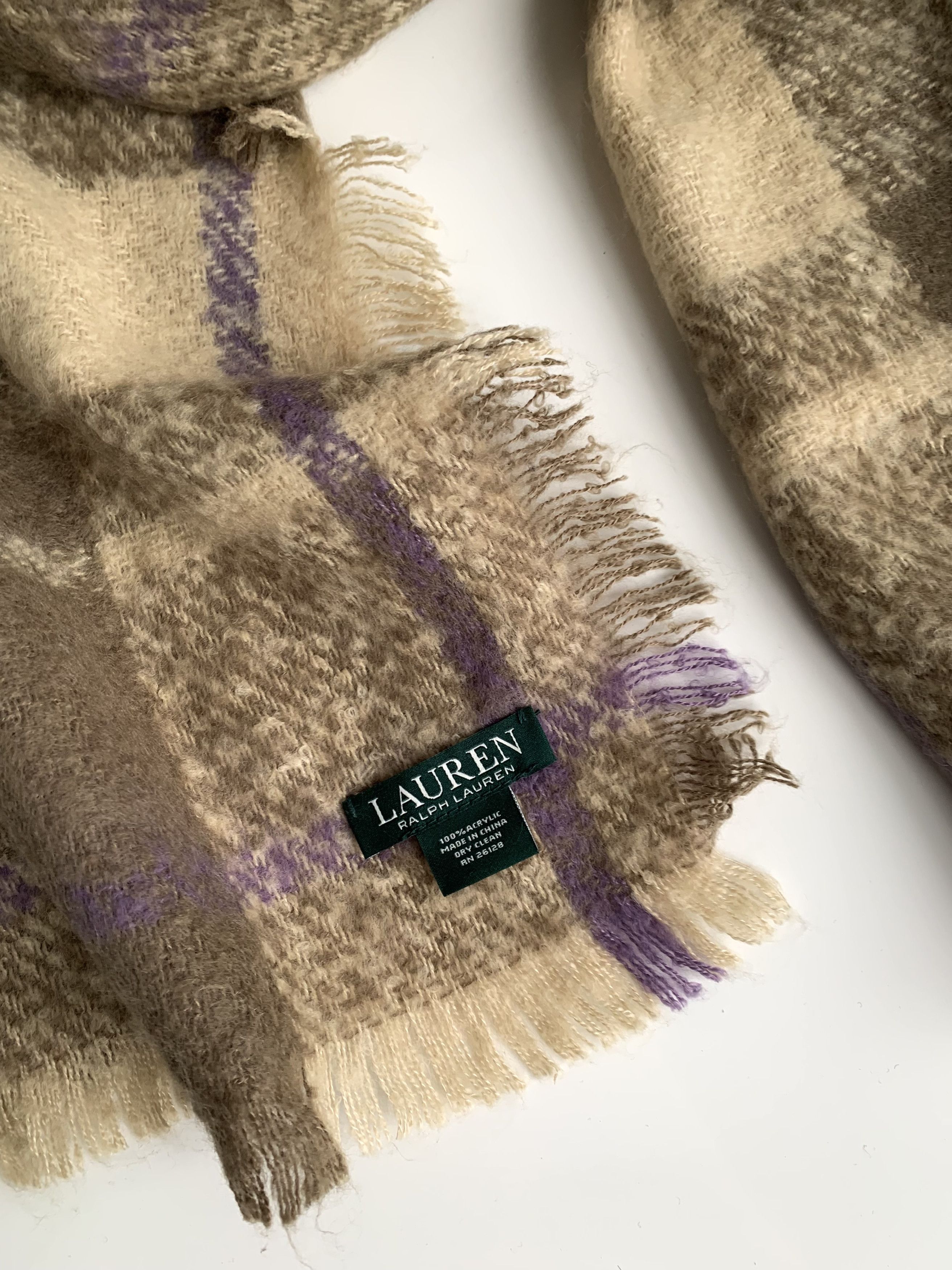 Lauren Ralph Lauren Vintage Lauren Ralph Lauren Big Scarf Size ONE SIZE - 3 Thumbnail