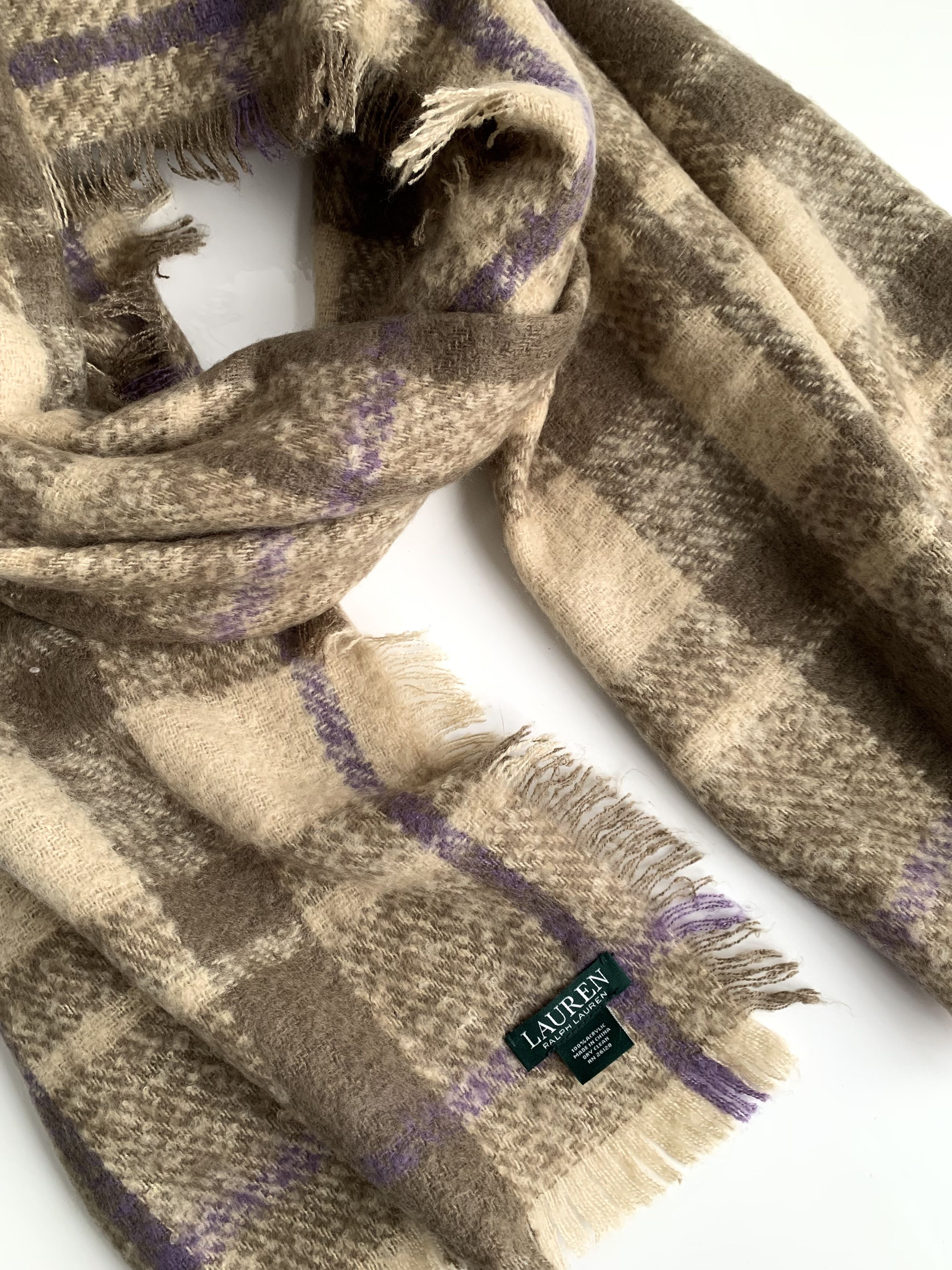 Lauren Ralph Lauren Vintage Lauren Ralph Lauren Big Scarf Size ONE SIZE - 4 Thumbnail