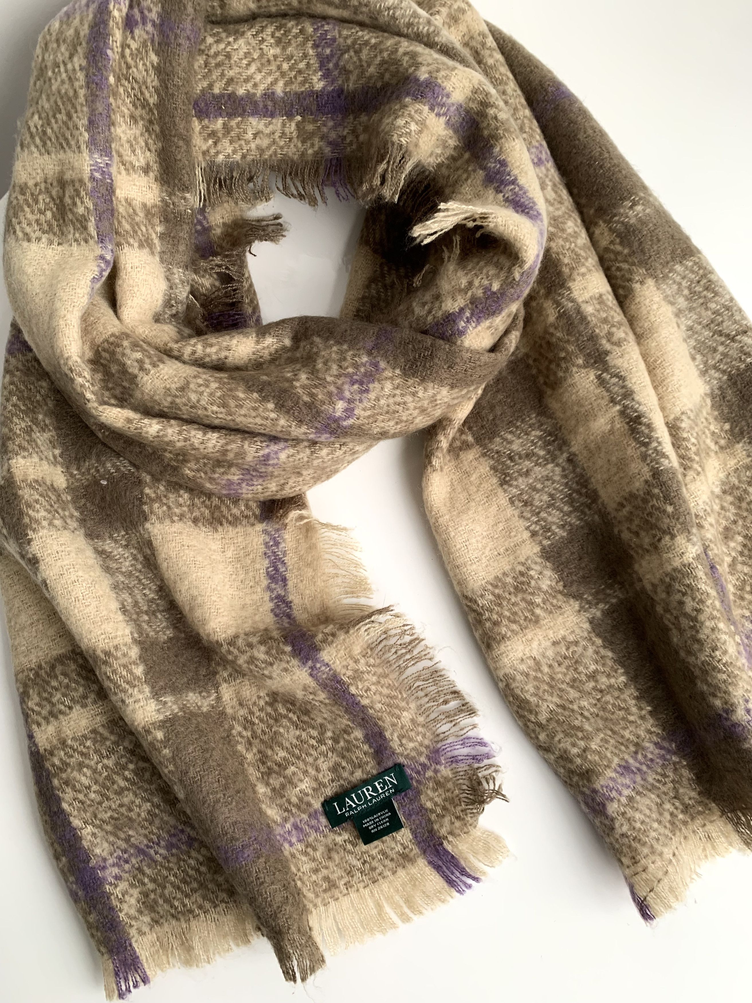 Lauren Ralph Lauren Vintage Lauren Ralph Lauren Big Scarf Size ONE SIZE - 2 Thumbnail