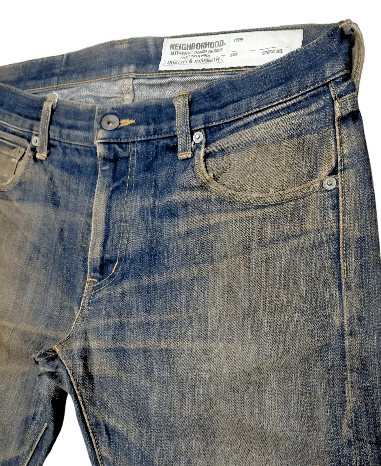 Neighborhood Neighborhood Distress Selvage Denim Size US 33 - 5 Thumbnail