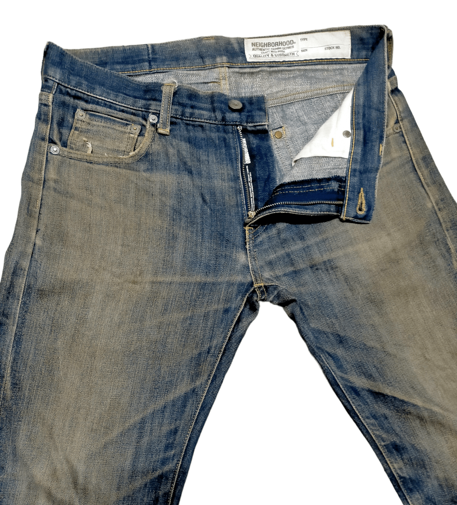 Neighborhood Neighborhood Distress Selvage Denim Size US 33 - 3 Thumbnail