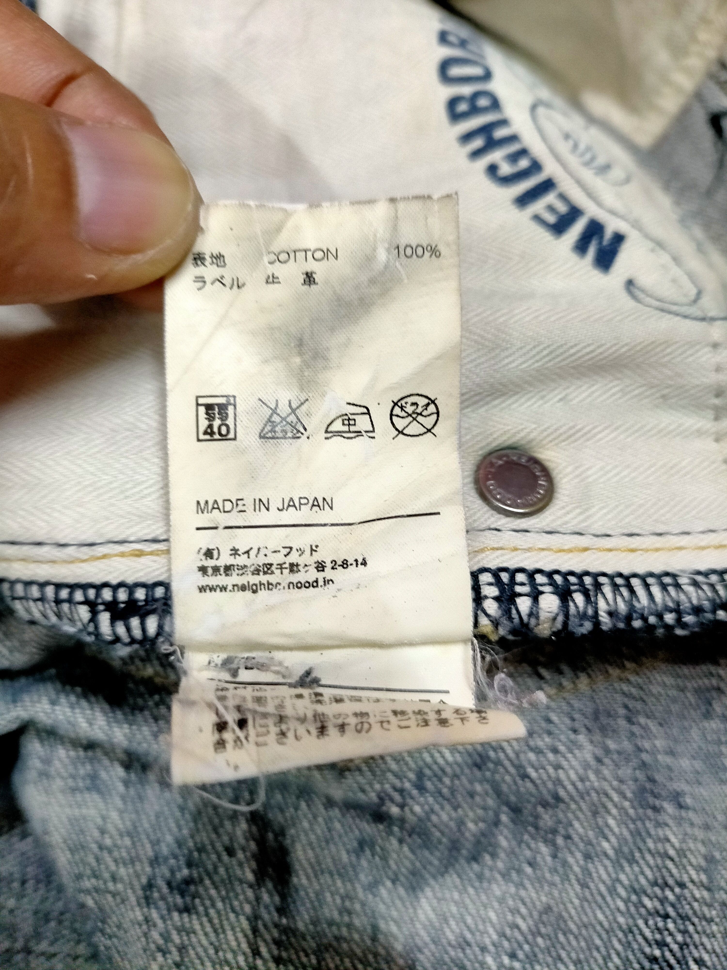 Neighborhood Neighborhood Distress Selvage Denim Size US 33 - 21 Thumbnail
