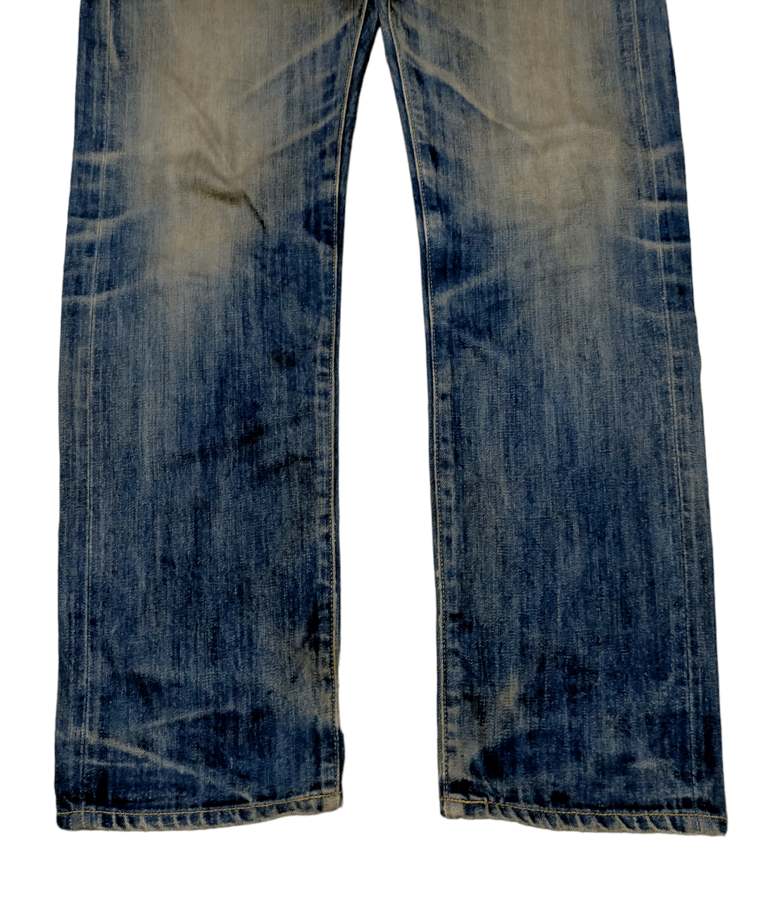 Neighborhood Neighborhood Distress Selvage Denim Size US 33 - 7 Thumbnail