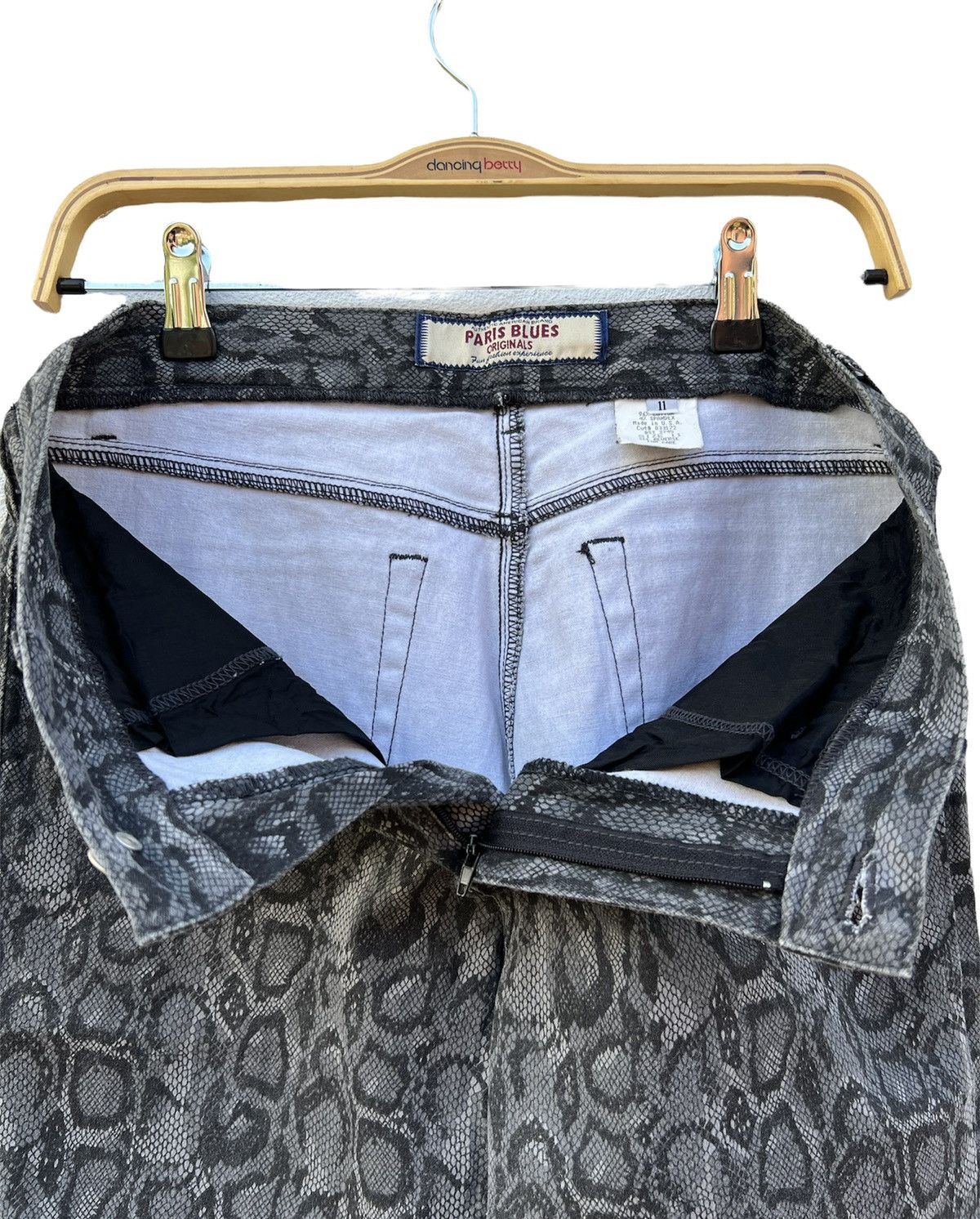 Vintage Denim Jeans Python Bootcut by Paris Blues Originals Size US 30 / EU 46 - 6 Thumbnail
