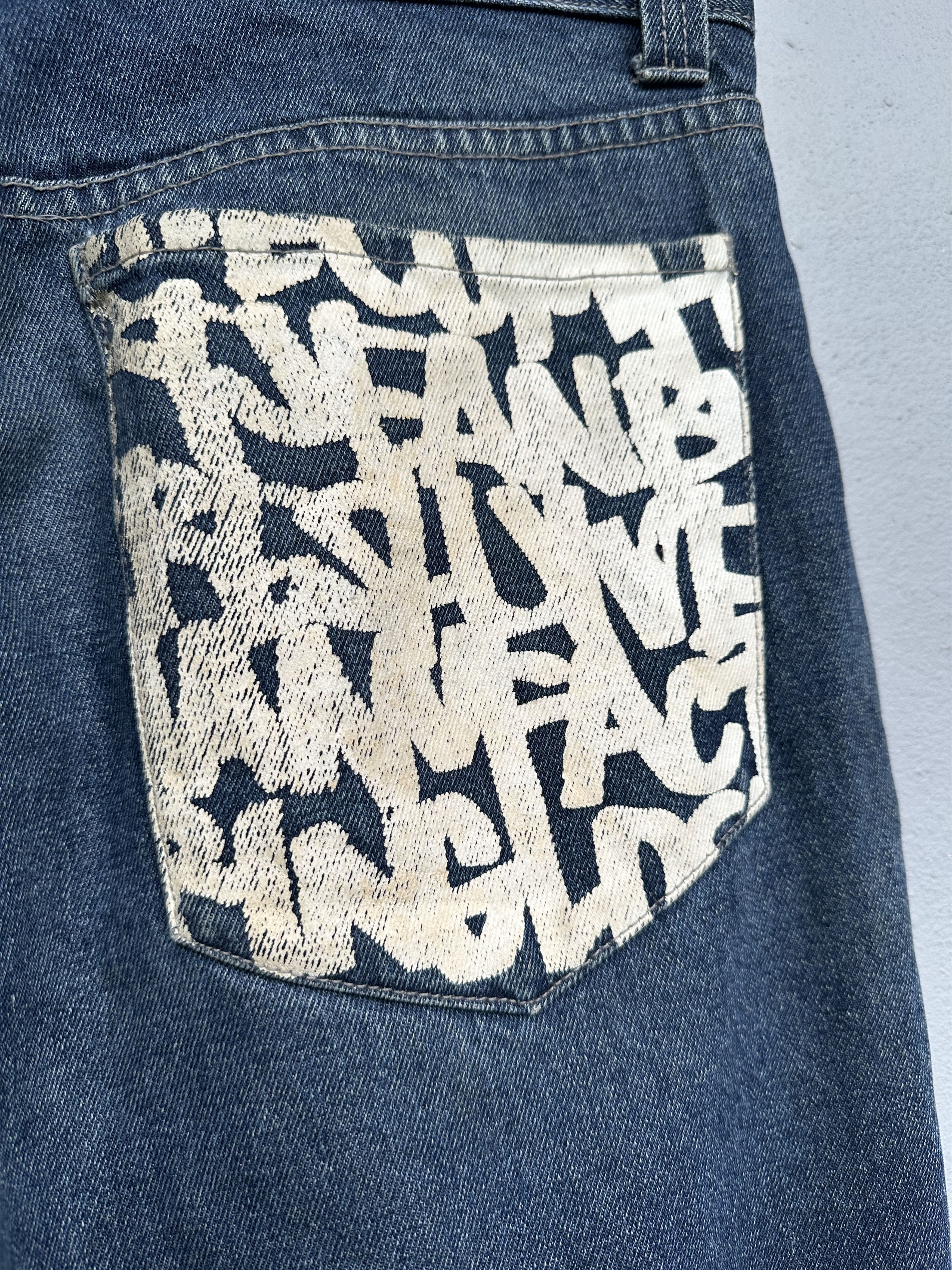 Freshjive Vintage 90s Freshjive Baggy Denim Jeans Size US 34 / EU 50 - 19 Thumbnail