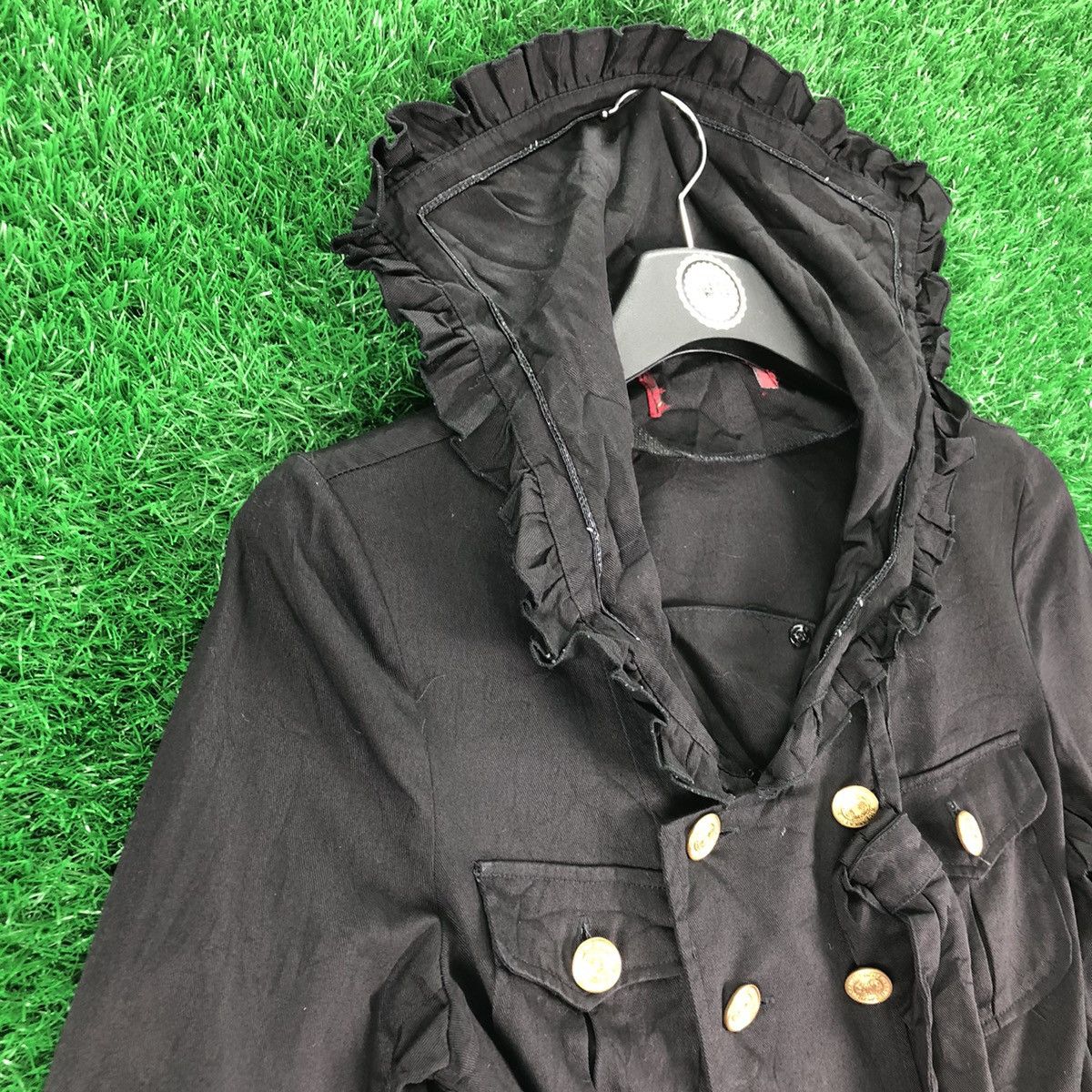 Seditionaries Vintage Punk Down Coat Jacket Double Breasted Size XXS / US 00 / IT 34 - 2 Thumbnail