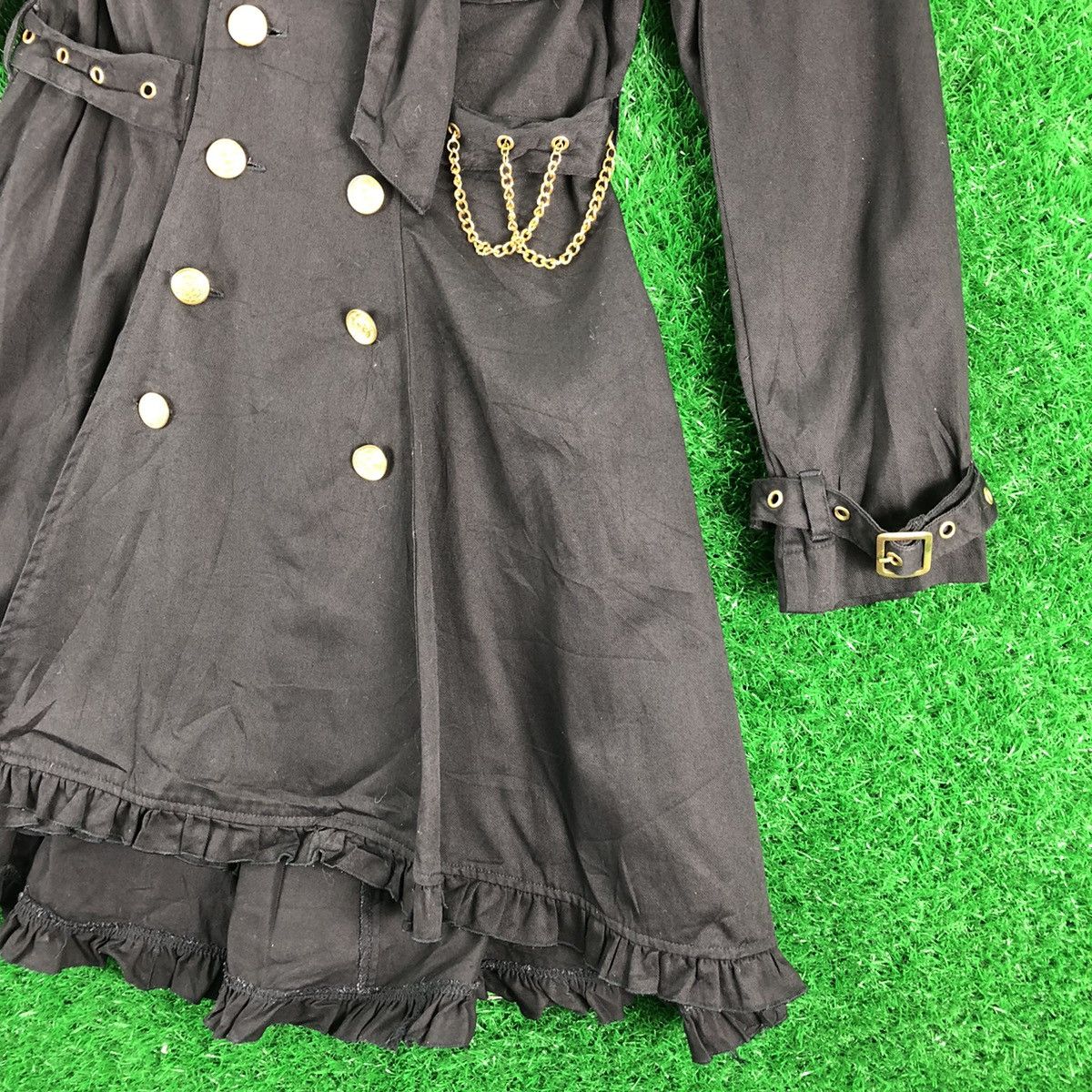 Seditionaries Vintage Punk Down Coat Jacket Double Breasted Size XXS / US 00 / IT 34 - 3 Thumbnail