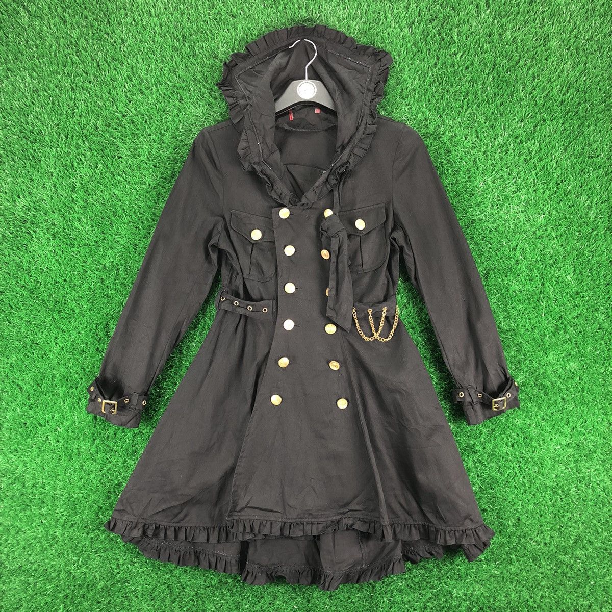 Seditionaries Vintage Punk Down Coat Jacket Double Breasted Size XXS / US 00 / IT 34 - 1 Thumbnail