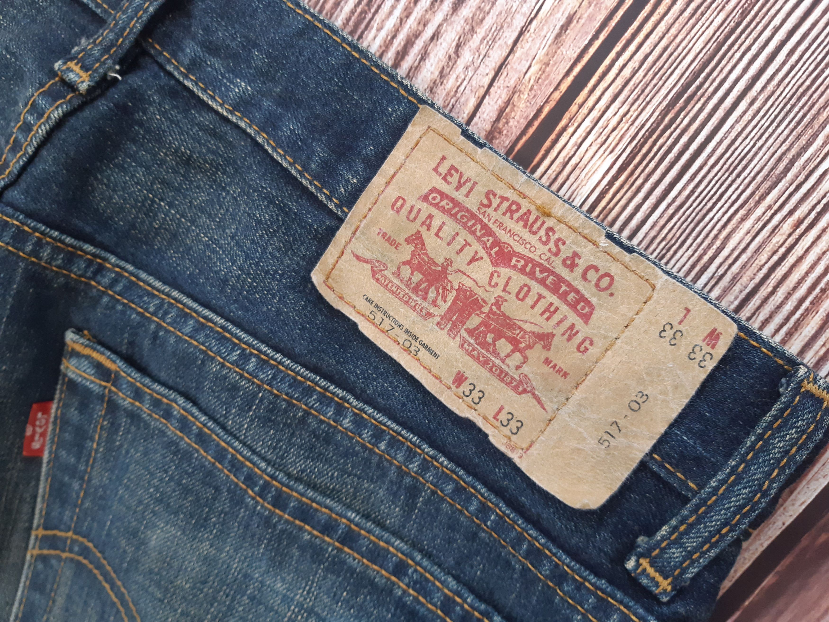 Levi's Levis 517 Jeans Bootcut Distressed Vintage Size US 34 / EU 50 - 10 Thumbnail