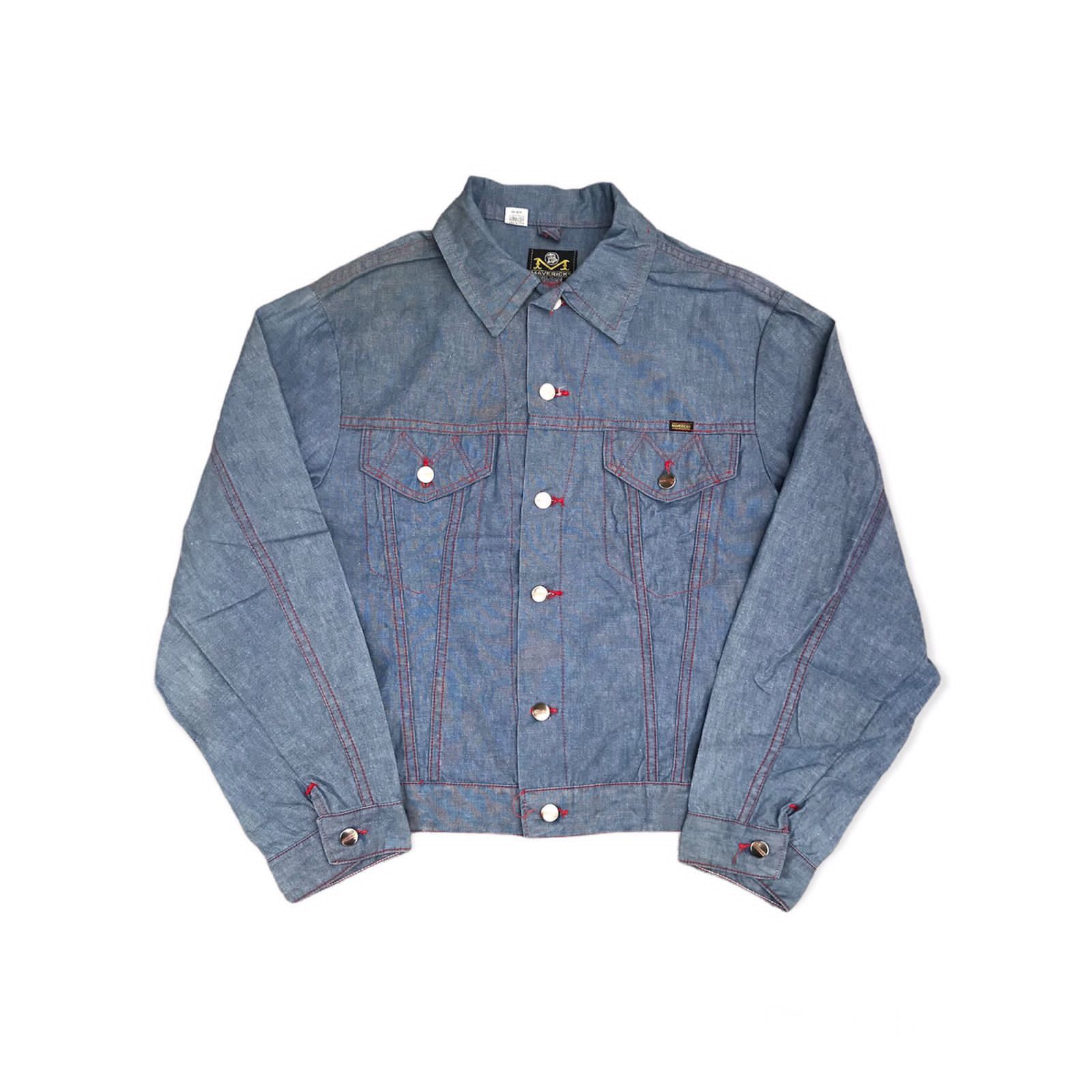 image of Denim Jacket x Vintage Maverick Blue Bell Trucker Jacket in Light Blue, Men's (Size Large)