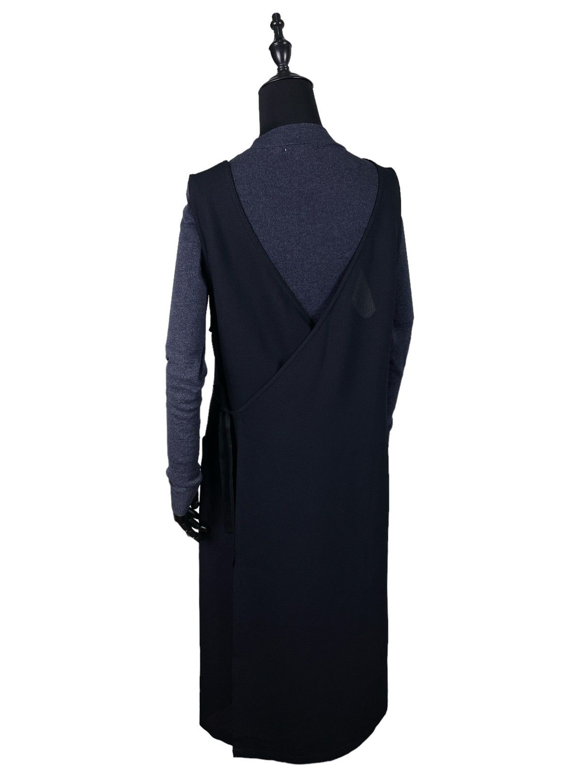 Yohji Yamamoto Yohji’s Wrap Midi Dress Drawstrings Size M / US 6-8 / IT 42-44 - 5 Thumbnail