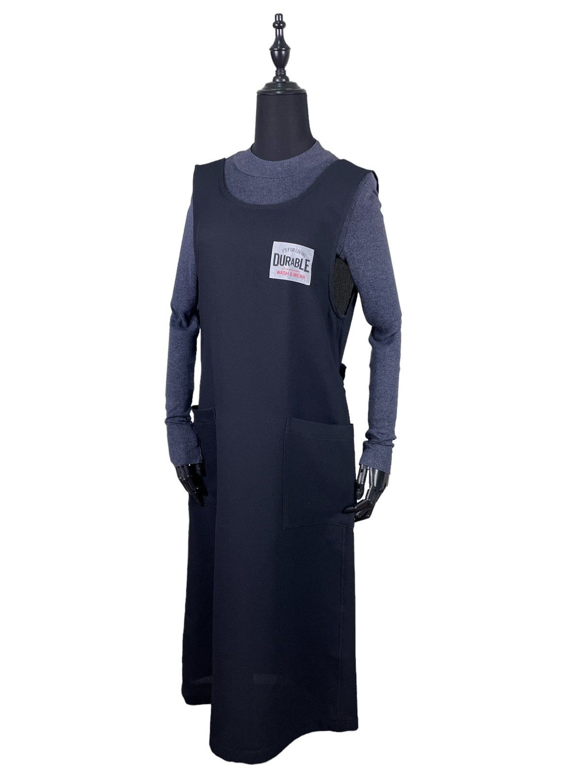 Yohji Yamamoto Yohji’s Wrap Midi Dress Drawstrings Size M / US 6-8 / IT 42-44 - 1 Thumbnail