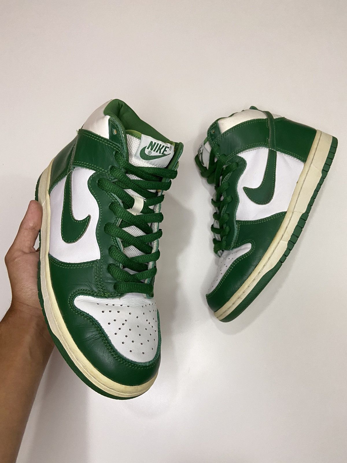 Nike × Vintage 2003 Vintage Nike Dunk High Celtic Green Size US 8 / EU 41 - 4 Thumbnail