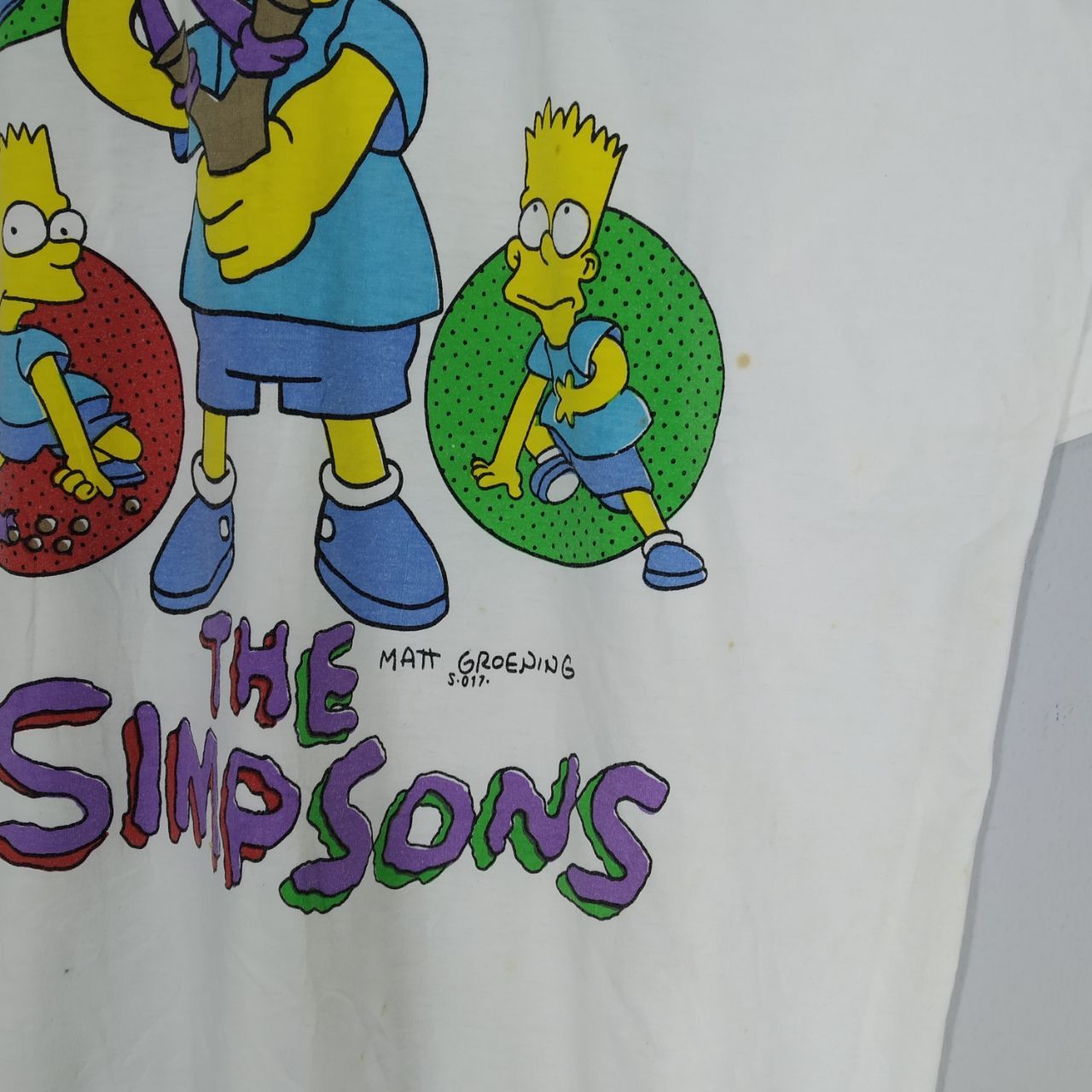 Rap Tees Vintage 90s The Simpsons Matt Groening Animated Cartoon Size US L / EU 52-54 / 3 - 9 Thumbnail