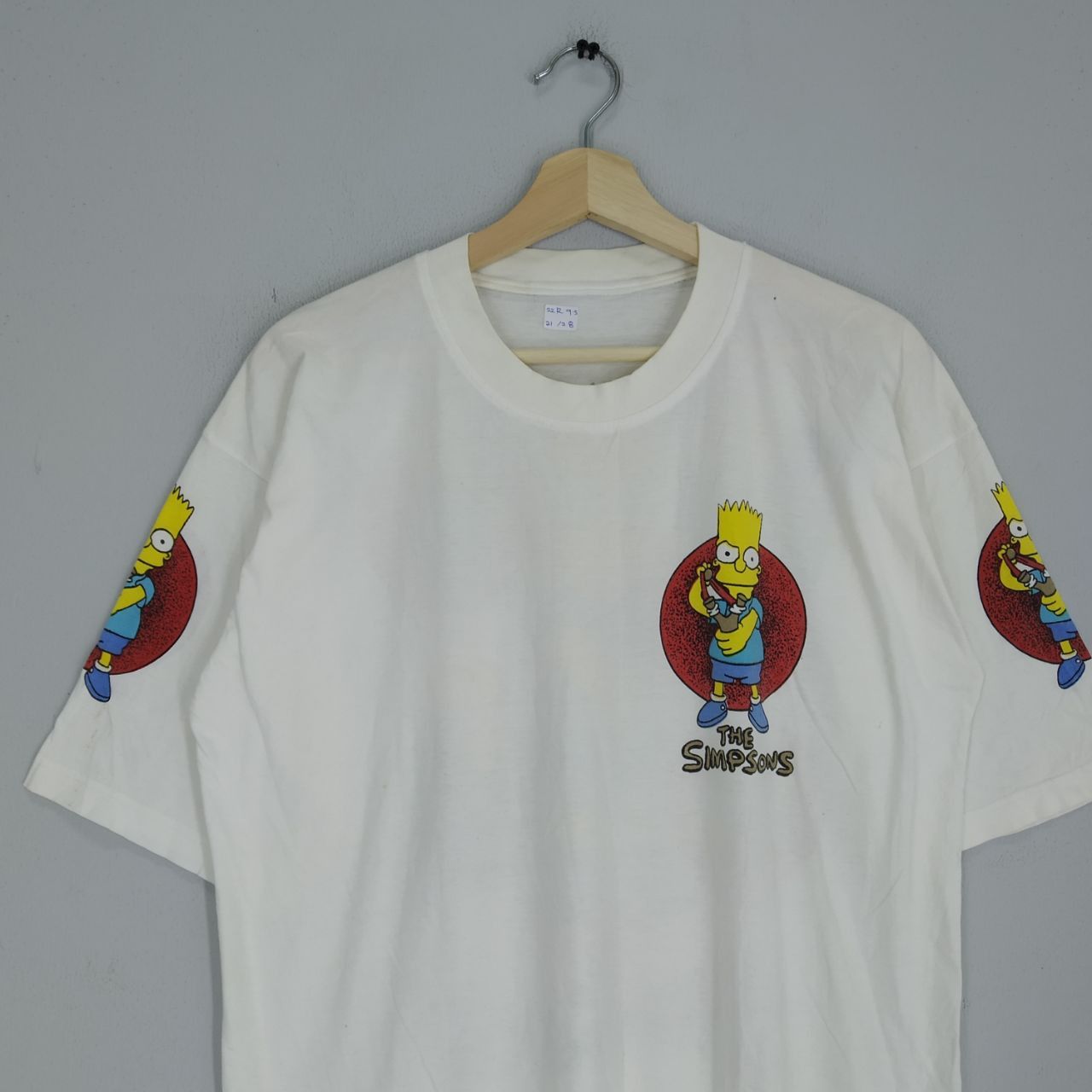 Rap Tees Vintage 90s The Simpsons Matt Groening Animated Cartoon Size US L / EU 52-54 / 3 - 4 Thumbnail