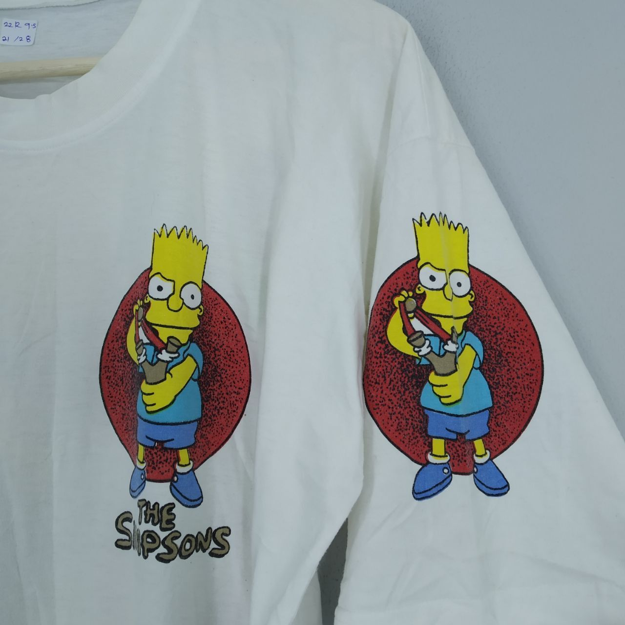 Rap Tees Vintage 90s The Simpsons Matt Groening Animated Cartoon Size US L / EU 52-54 / 3 - 5 Thumbnail