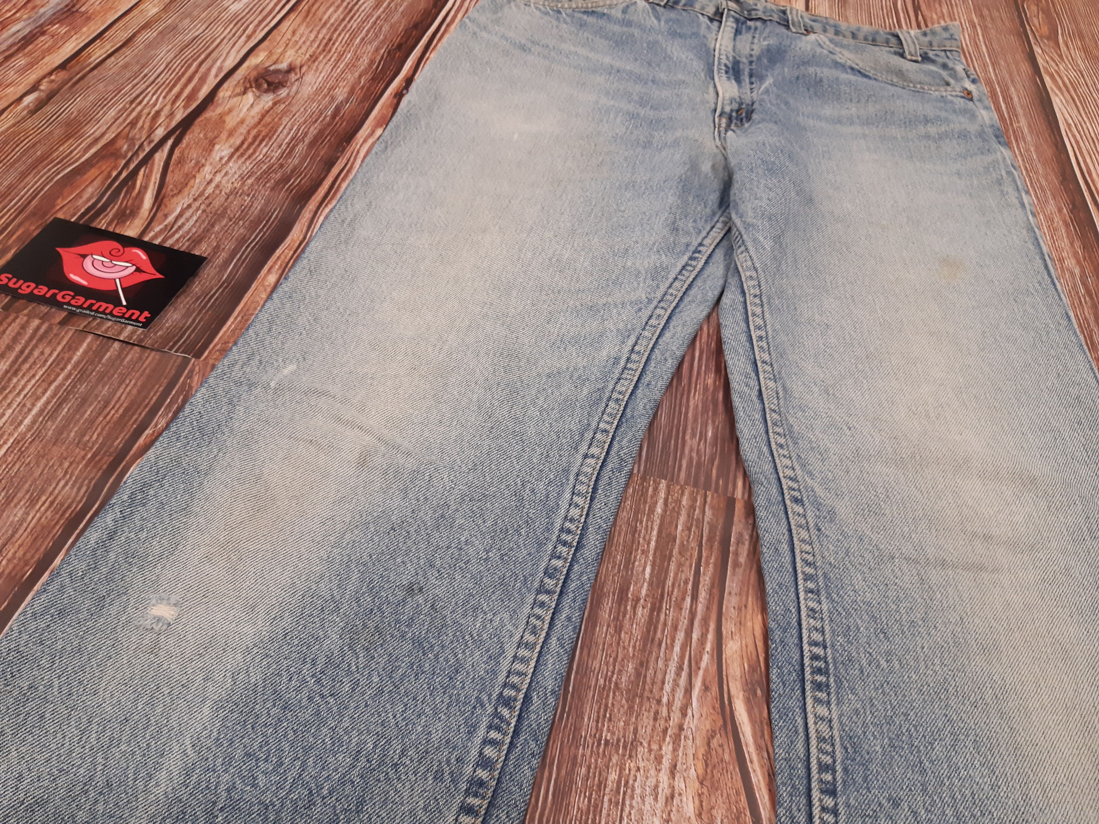 Levi's Levis 517 Jeans Flare Bootcut Orange Tab Size US 33 - 3 Thumbnail