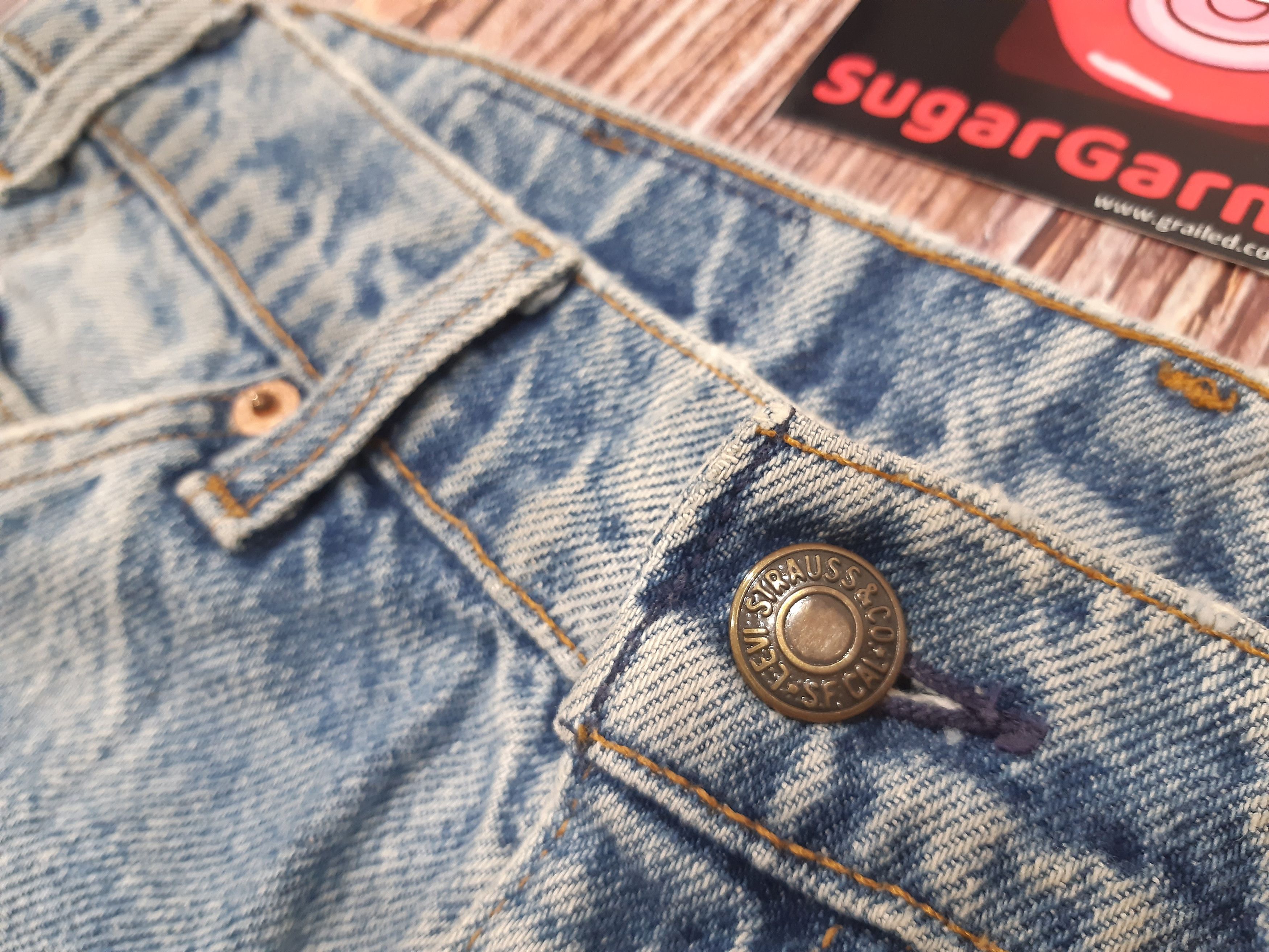 Levi's Levis 517 Jeans Flare Bootcut Orange Tab Size US 33 - 6 Thumbnail