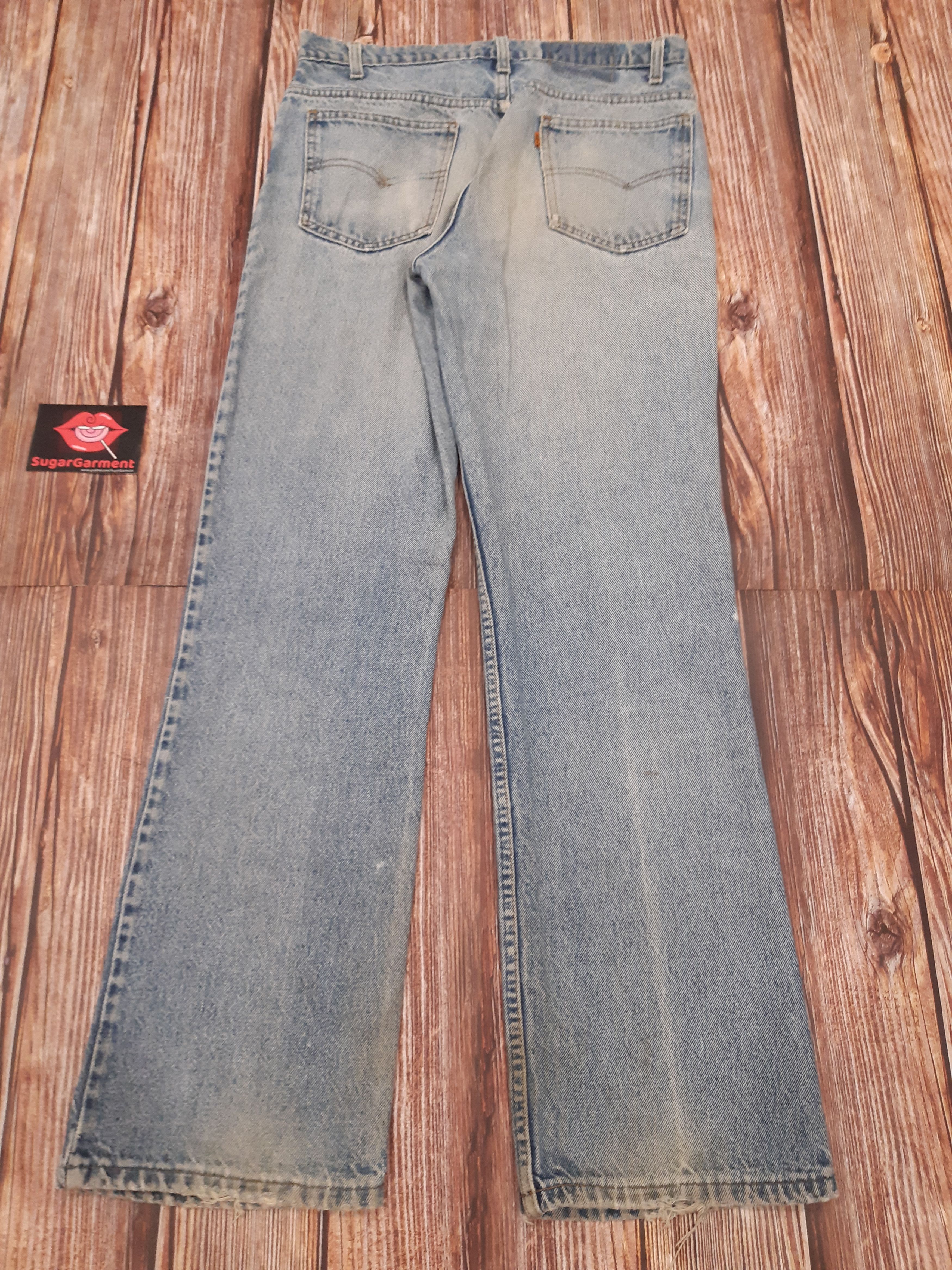 Levi's Levis 517 Jeans Flare Bootcut Orange Tab Size US 33 - 10 Thumbnail