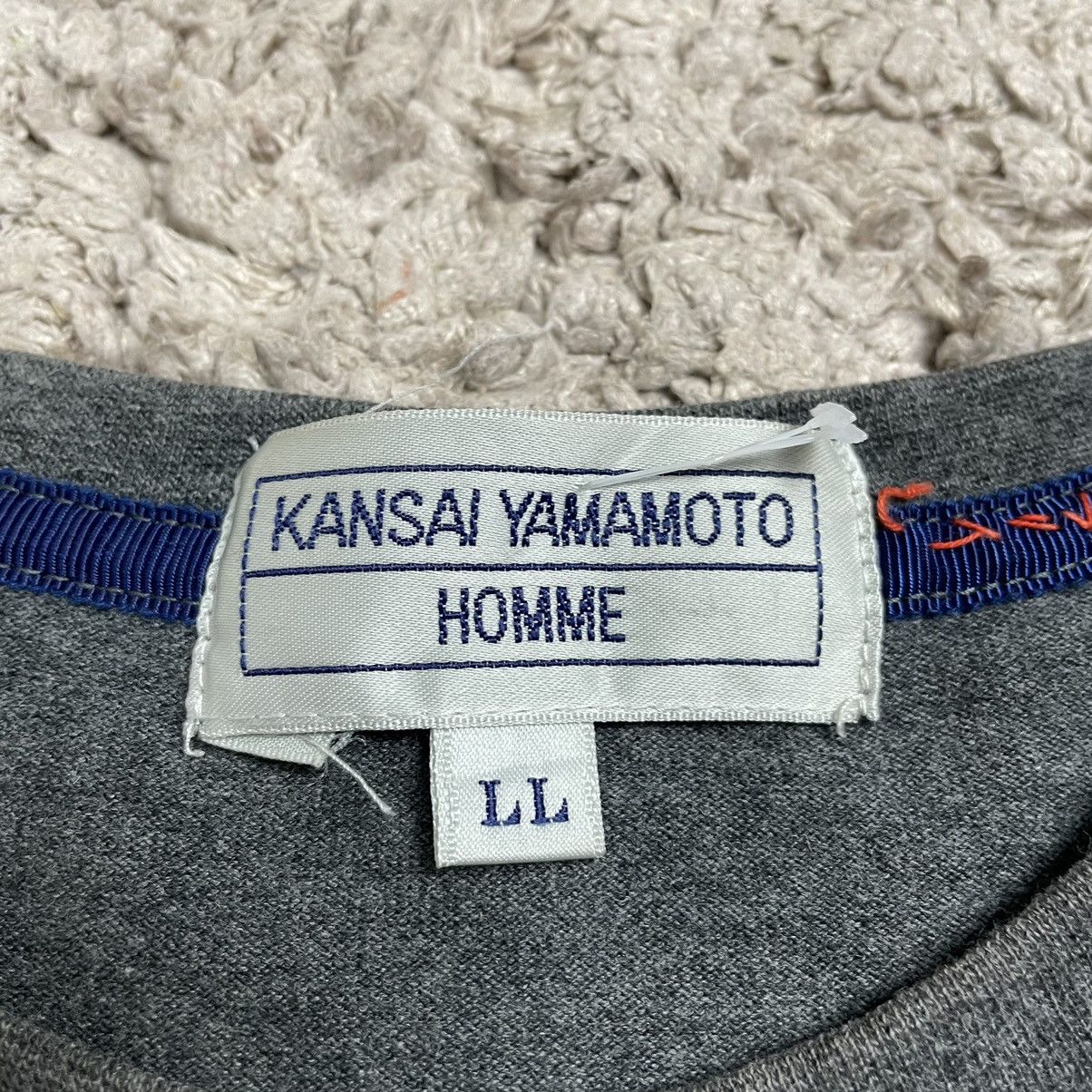 Kansai Yamamoto Vintage Kansai Yamamoto Homme Simple Design T-shirt Size US L / EU 52-54 / 3 - 12 Thumbnail