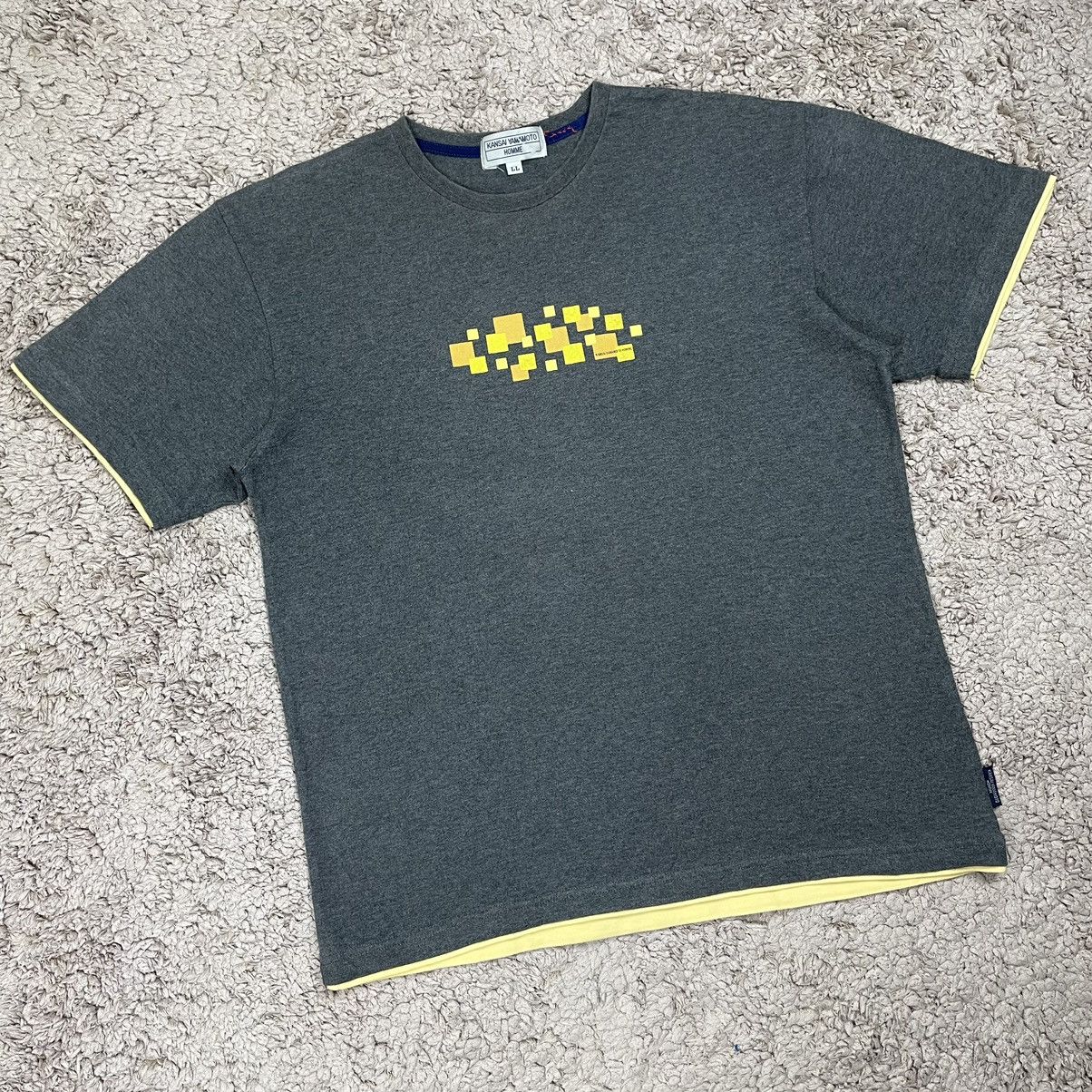 Kansai Yamamoto Vintage Kansai Yamamoto Homme Simple Design T-shirt Size US L / EU 52-54 / 3 - 3 Thumbnail