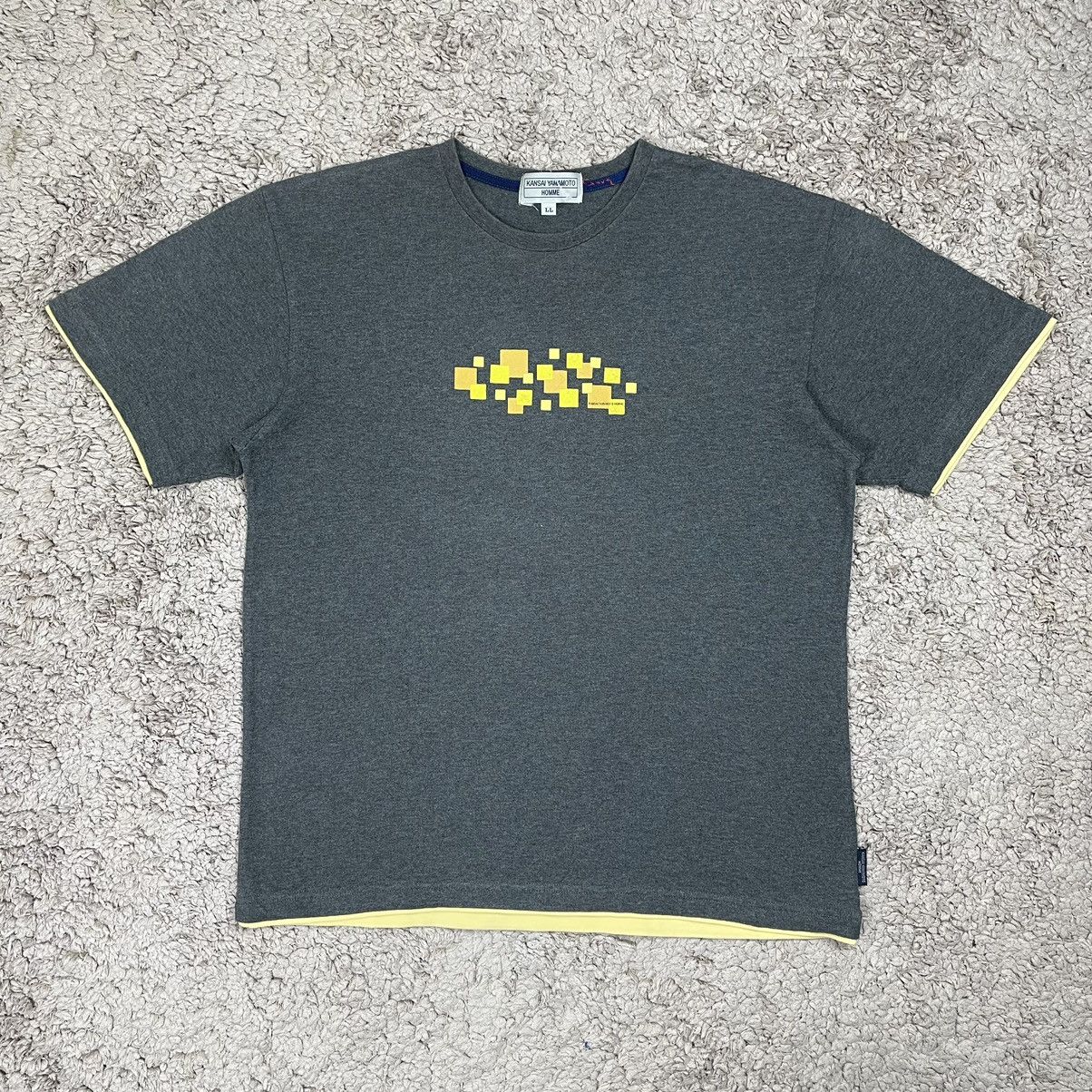 Kansai Yamamoto Vintage Kansai Yamamoto Homme Simple Design T-shirt Size US L / EU 52-54 / 3 - 1 Thumbnail