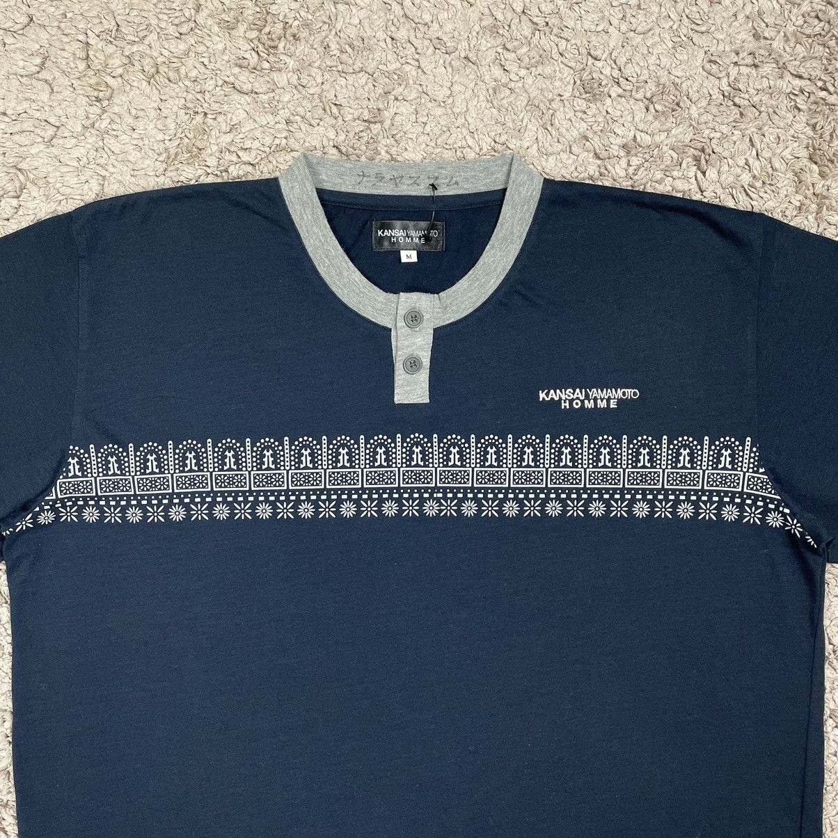 Kansai Yamamoto Vintage Kansai Yamamoto Homme Simple Design T-shirt Size US M / EU 48-50 / 2 - 5 Thumbnail