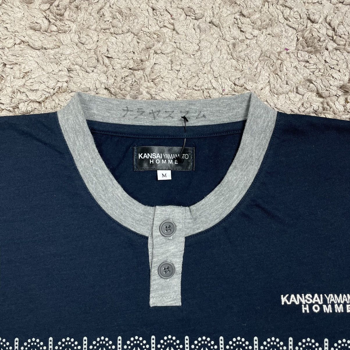 Kansai Yamamoto Vintage Kansai Yamamoto Homme Simple Design T-shirt Size US M / EU 48-50 / 2 - 8 Thumbnail