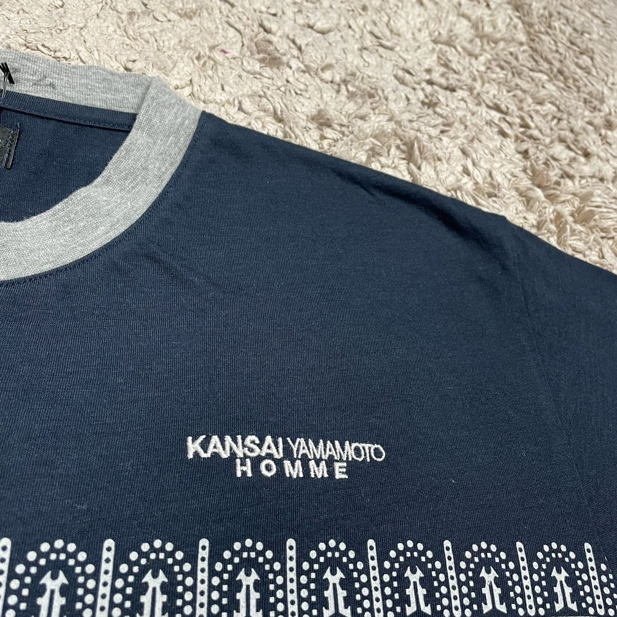 Kansai Yamamoto Vintage Kansai Yamamoto Homme Simple Design T-shirt Size US M / EU 48-50 / 2 - 7 Thumbnail