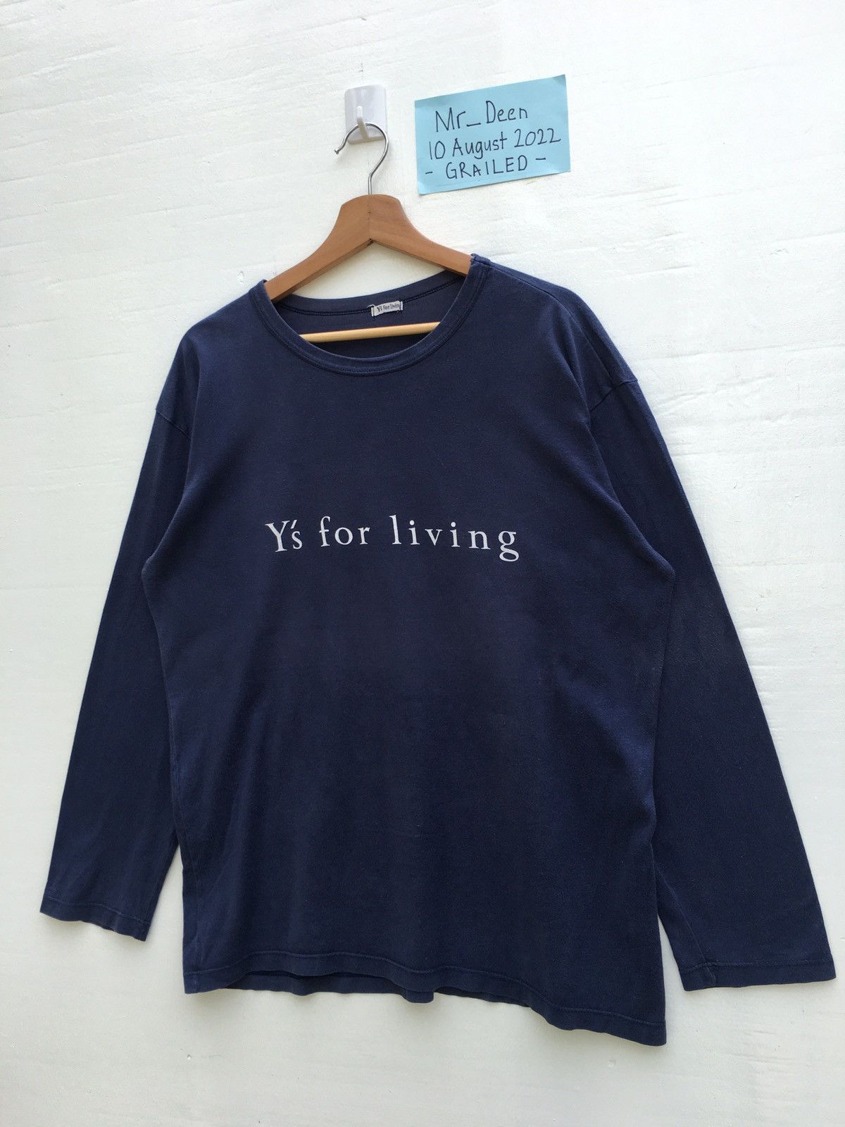 Yohji Yamamoto Rare Vintage Y’s For Living Yohji Yamamoto Longsleeve Shirt Size US L / EU 52-54 / 3 - 4 Thumbnail